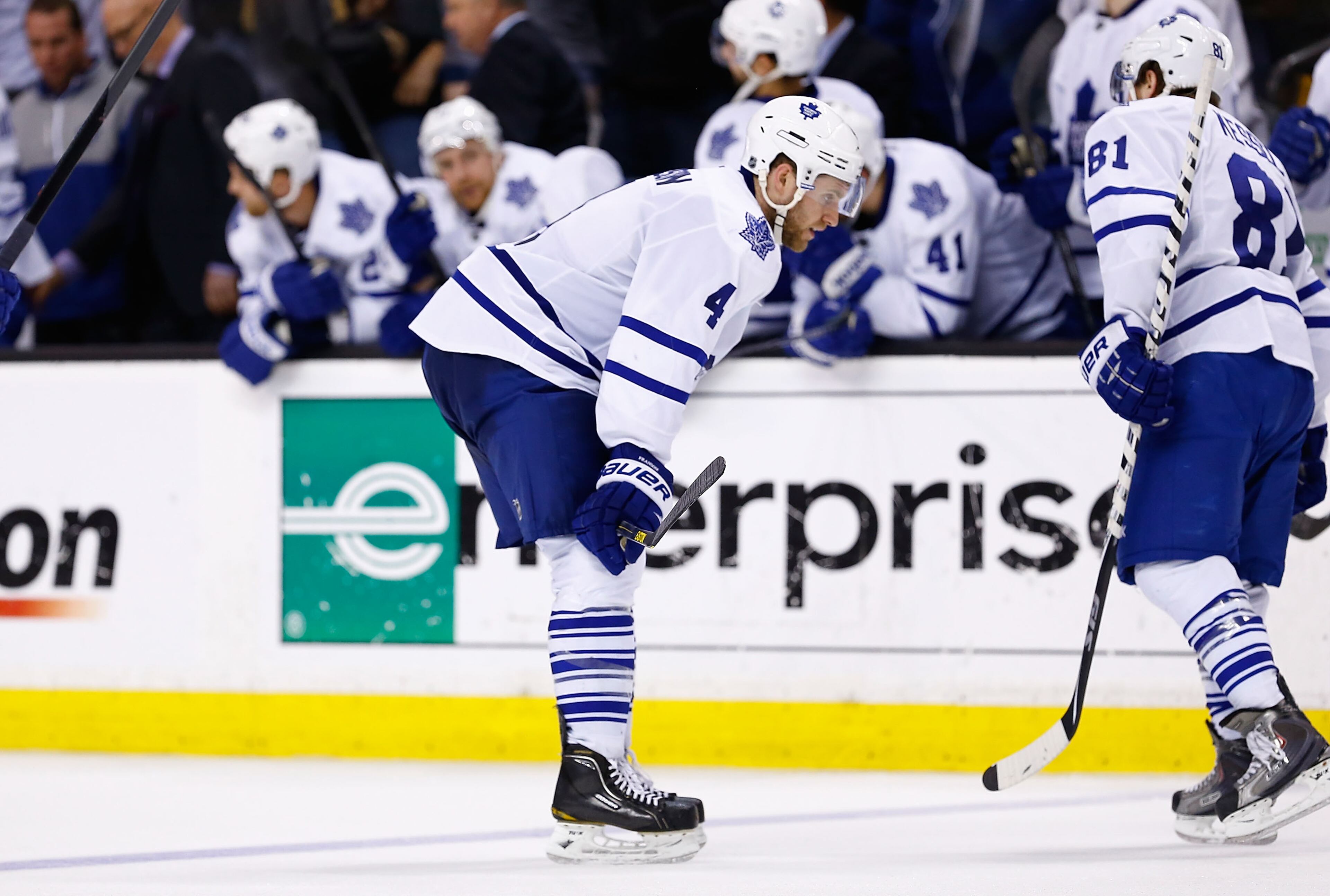 "Fans" booed the Toronto Maple Leafs during a bad game, then threw waffles at them.