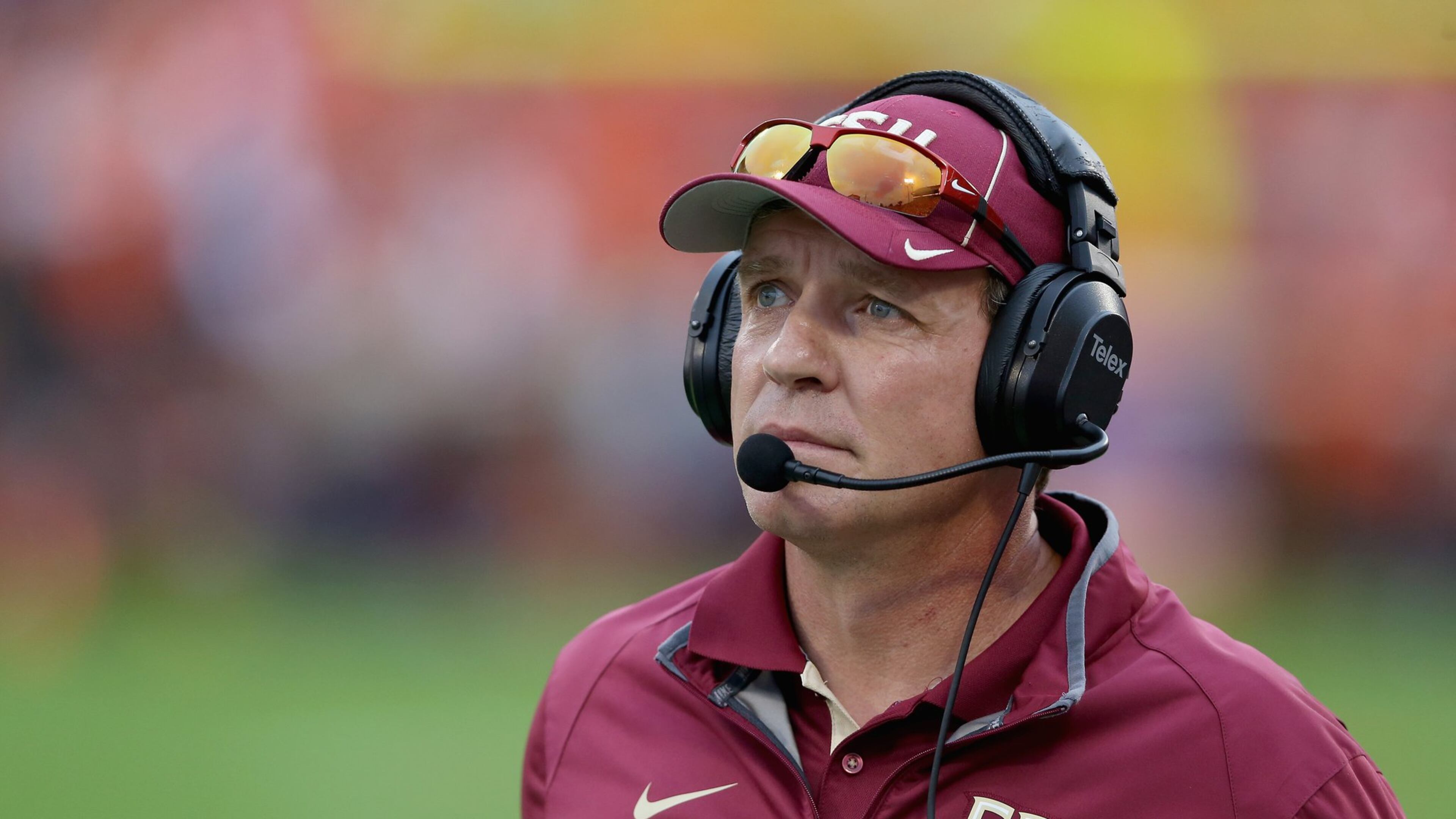 Florida State coach Jimbo Fisher said his Peach Bowl-bound team learned and grew from a heartbreaking loss at Georgia Tech this season. (Photo by Streeter Lecka/Getty Images)