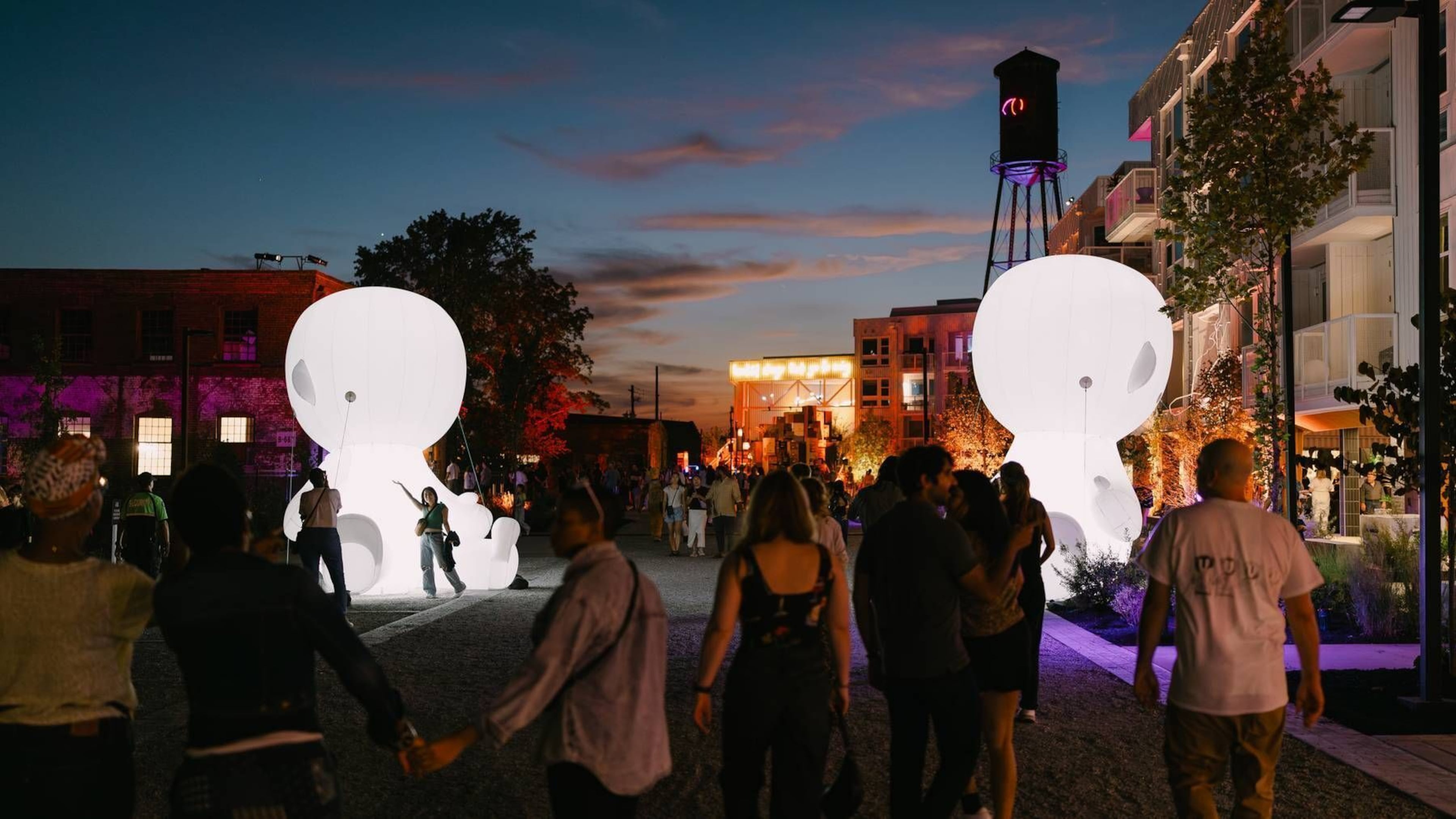 The entrance to SITE 2024 at Goat Farm in Atlanta. (Courtesy of James Ly)