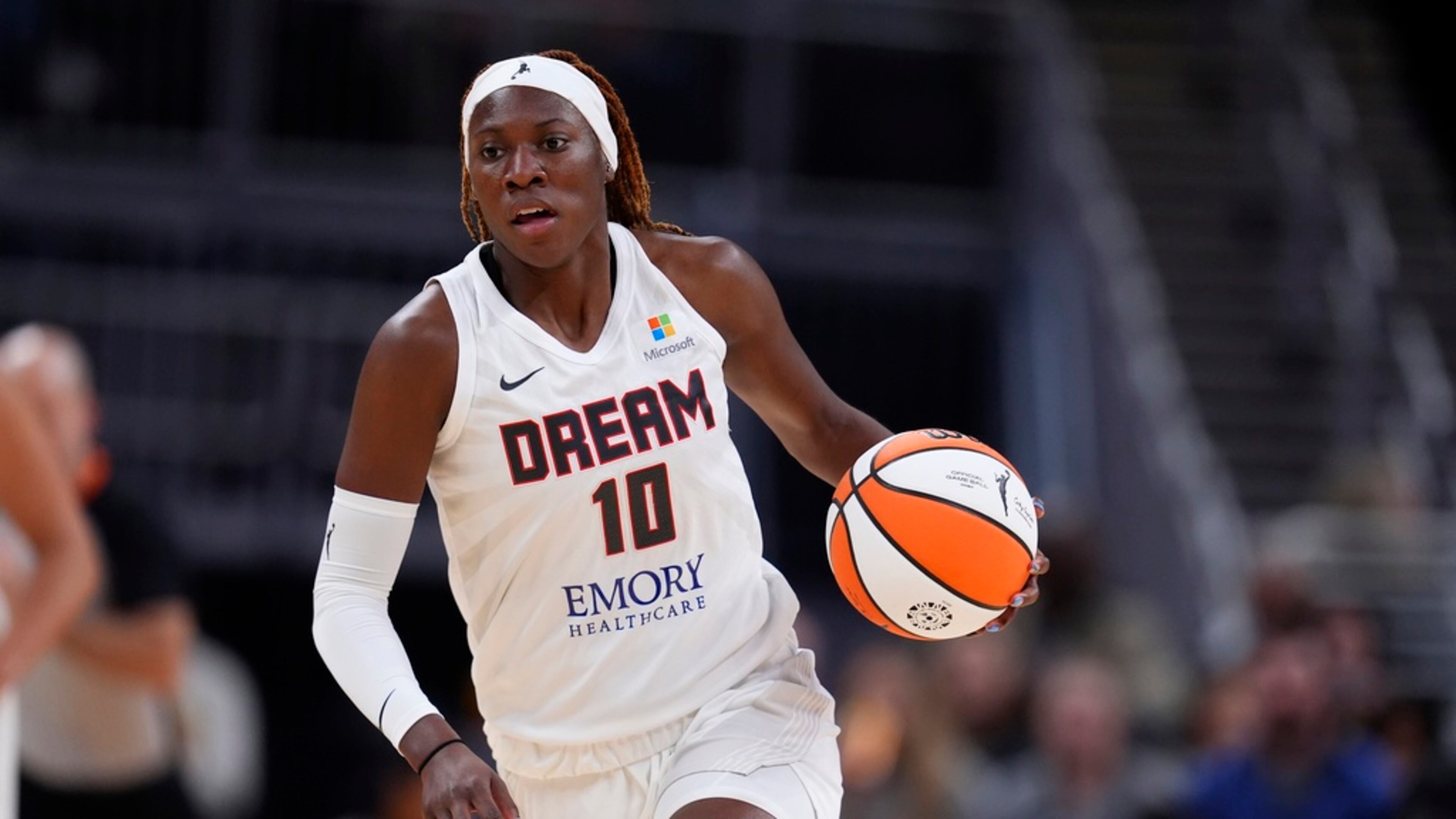 Rhyne Howard scored 25 for the Dream. AP file photo