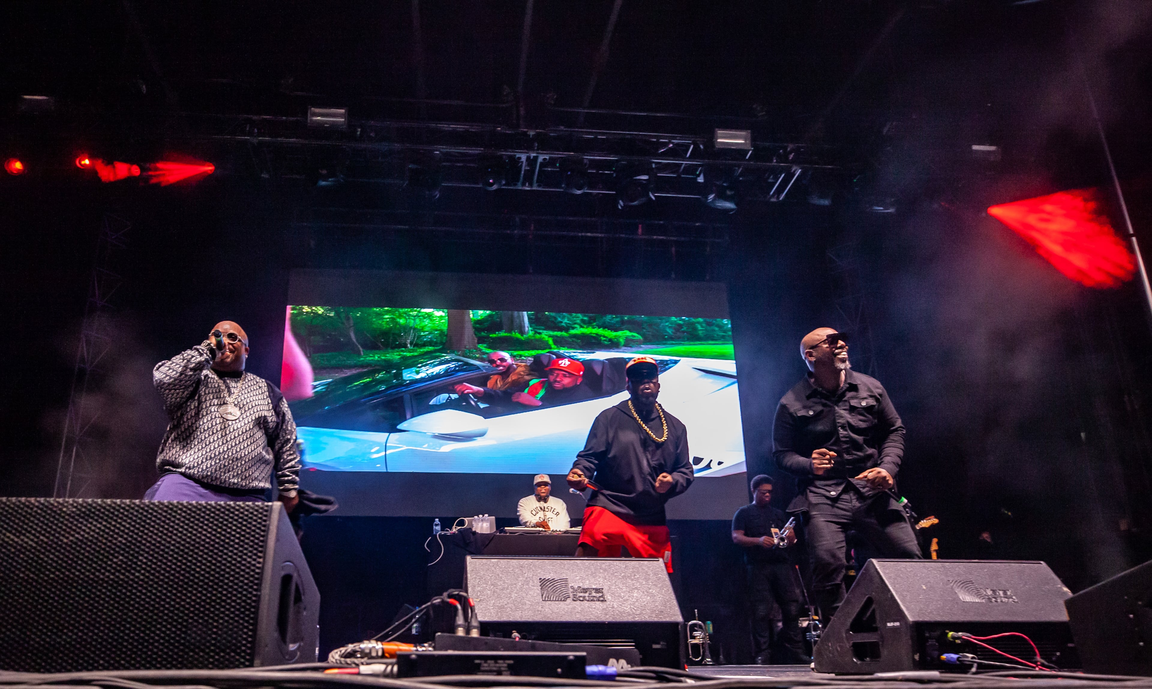 Goodie Mob with Cee Lo Green joined Atlanta rap icon Big Boi as he played the final show of the "Big Night Out" concert series at Centennial Olympic Park on Oct. 25, 2020.