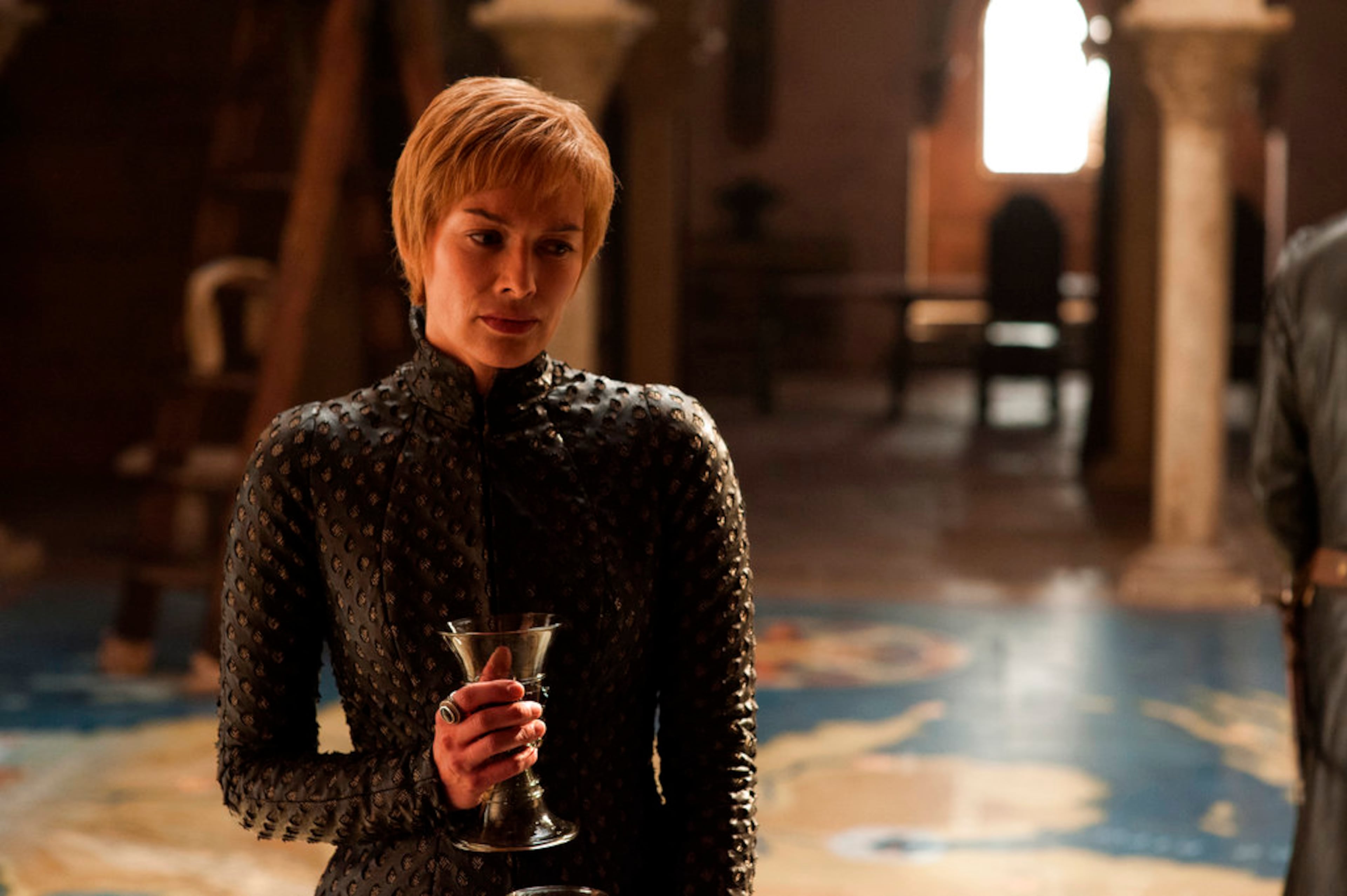 This image released by HBO shows Lena Headey in a scene from "Game of Thrones." Headey was nominated Thursday for an Emmy for outstanding supporting actress in a drama series. The 70th Emmy Awards will be held on Monday, Sept. 17. (HBO via AP)