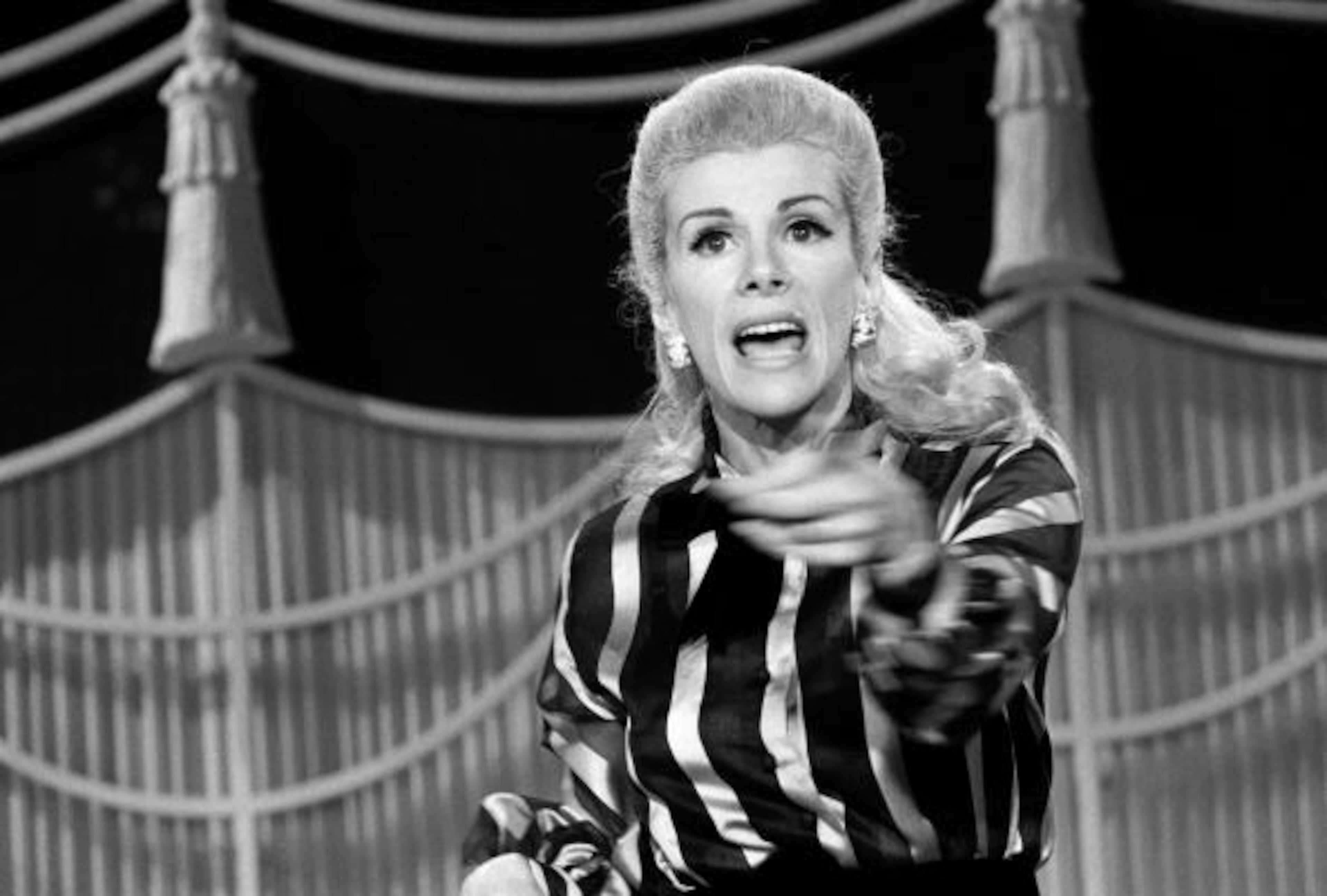 American commedienne Joan Rivers on an episode of the television comedy & variety program 'The Carol Burnett Show,' Los Angeles, California, September 25, 1970. (Photo by CBS Photo Archive/Getty Images)