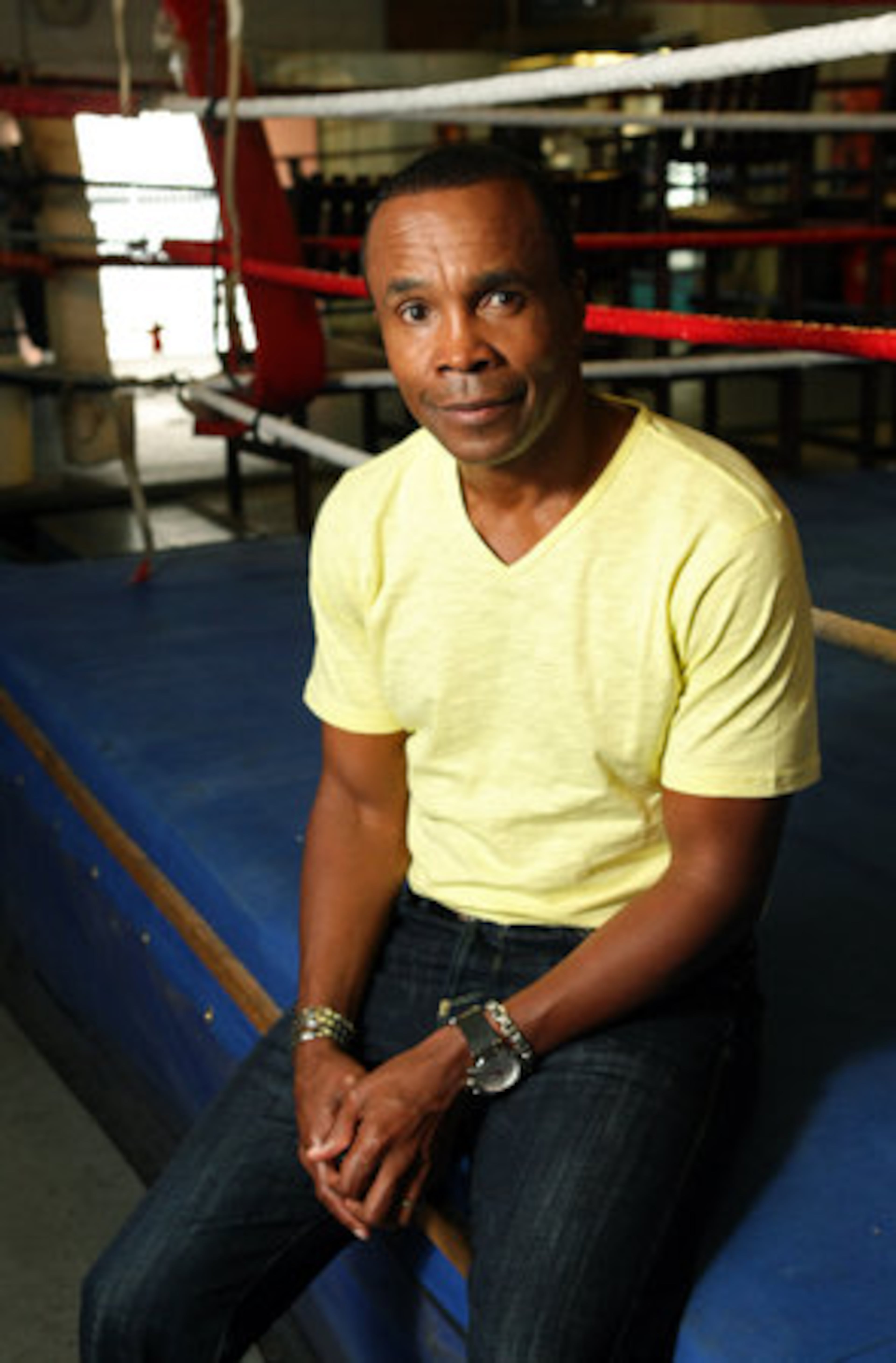 Retired professional boxer Sugar Ray Leonard was in Atlanta Friday promoting his new autobiography, "The Big Fight: My Life In and Out of the Ring."