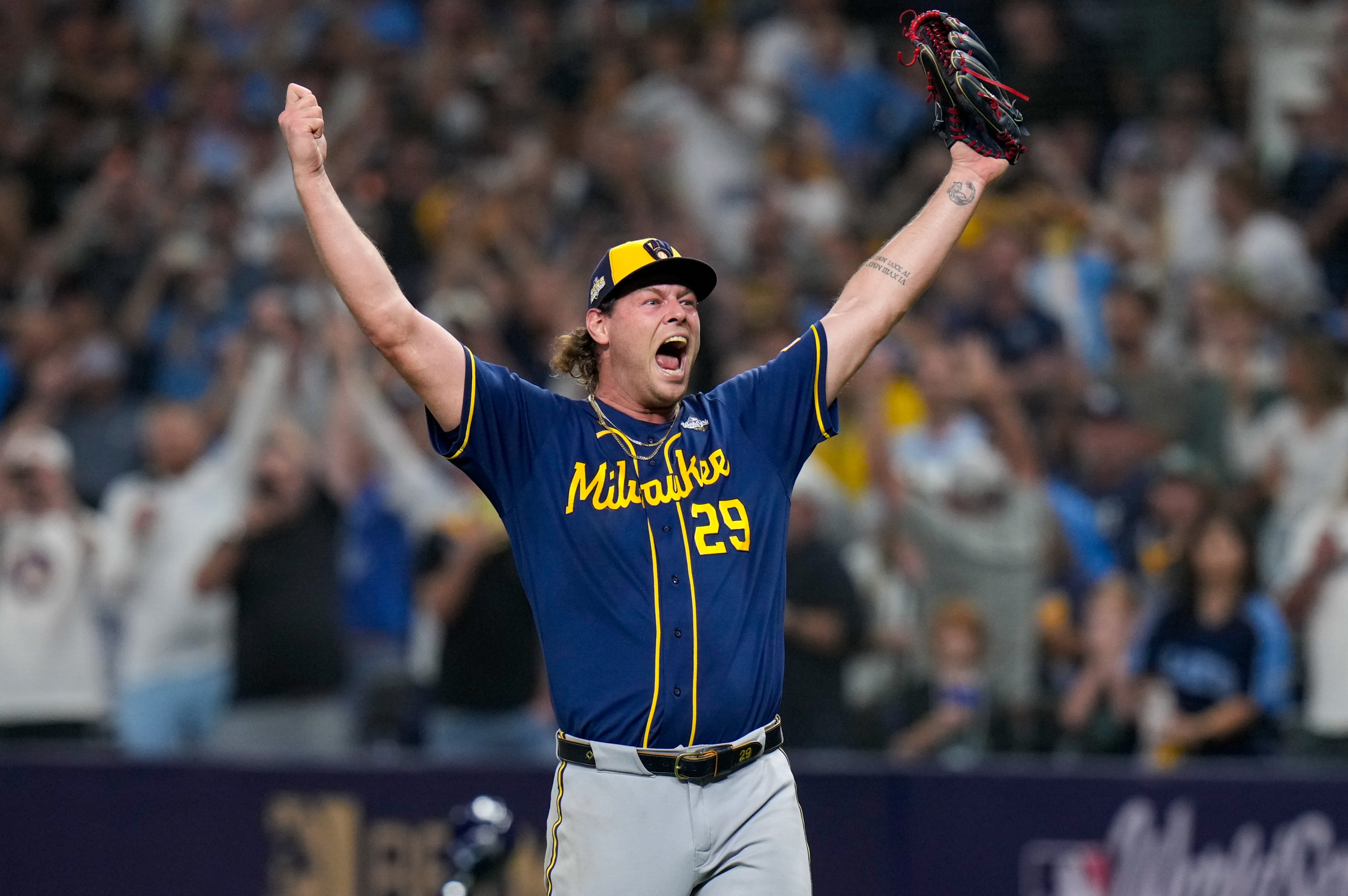 APTOPIX World Series Brewers Rays Baseball