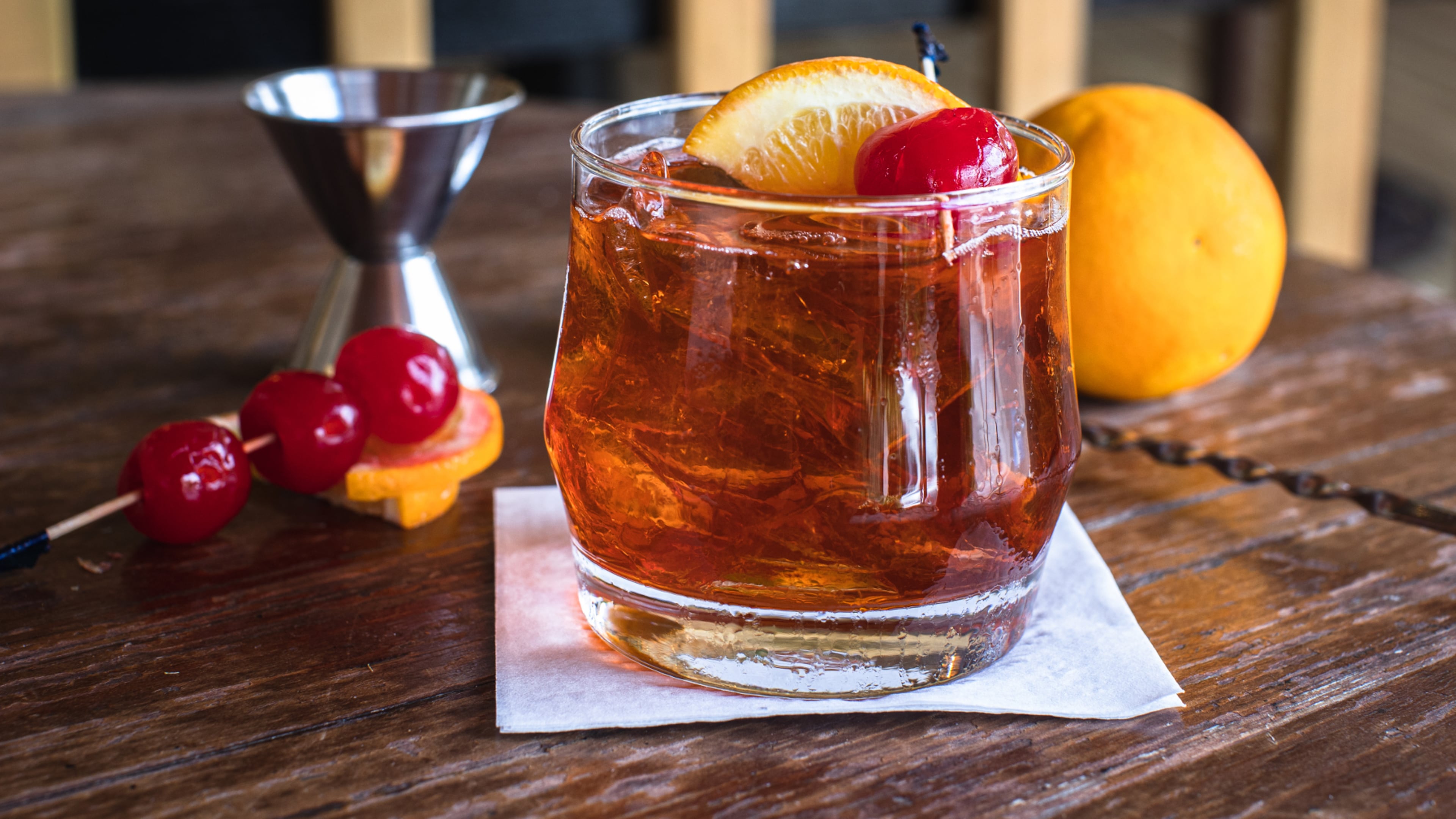 Wheelhouse's bittersweet Scott Boulevardier takes its name from a boulevard named after George Washington Scott. Courtesy of Linden Tree Photography