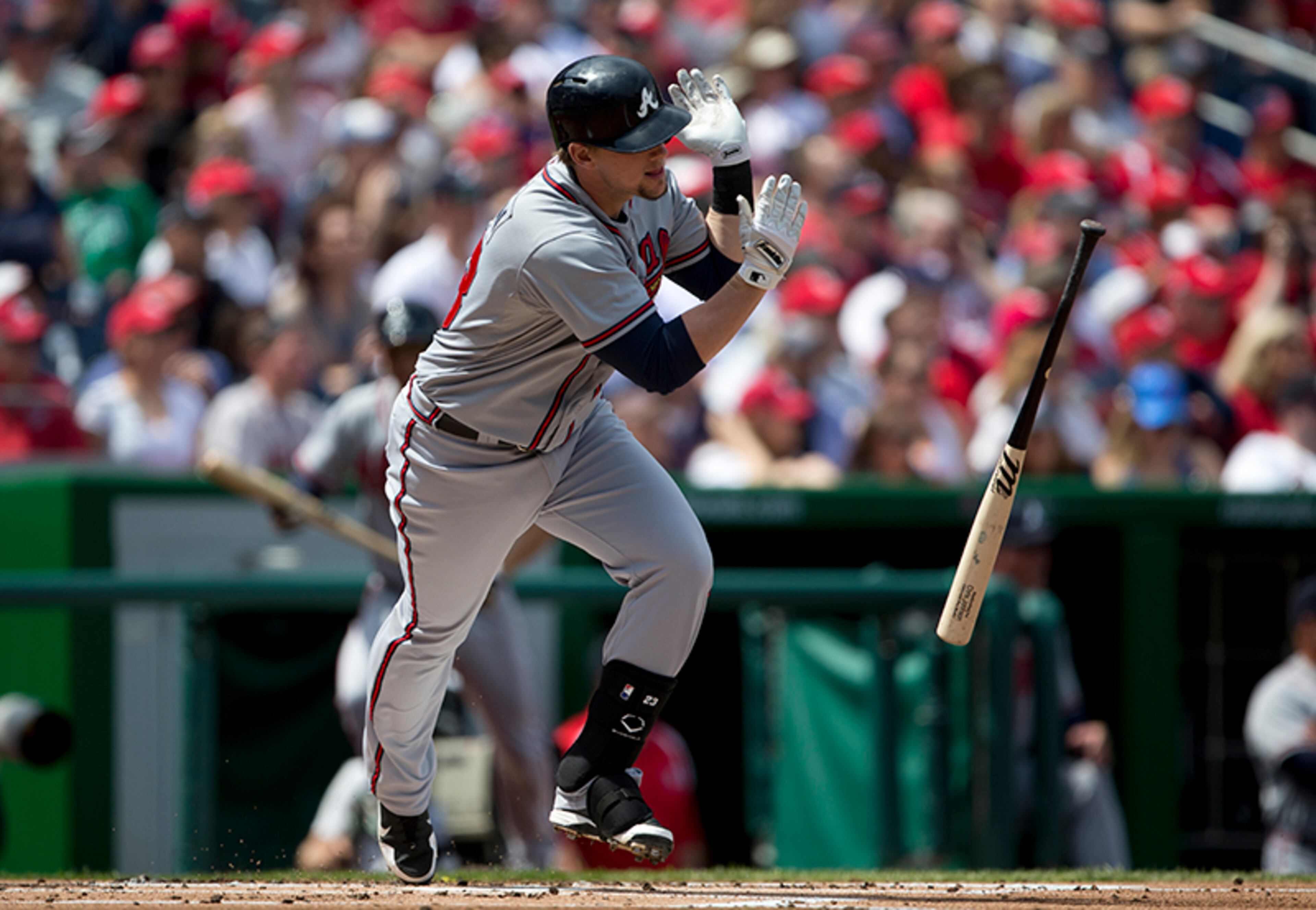 April 14: Chris Johnson has four hits in a 9-0 win that caps a Braves sweep of the defending NL East champion Nationals and a 6-0 trip, setting tone for season-long success against the Nats. “It was good to make a statement early (and) let them know we’re going to be tough to beat,” shortstop Andrelton Simmons said.