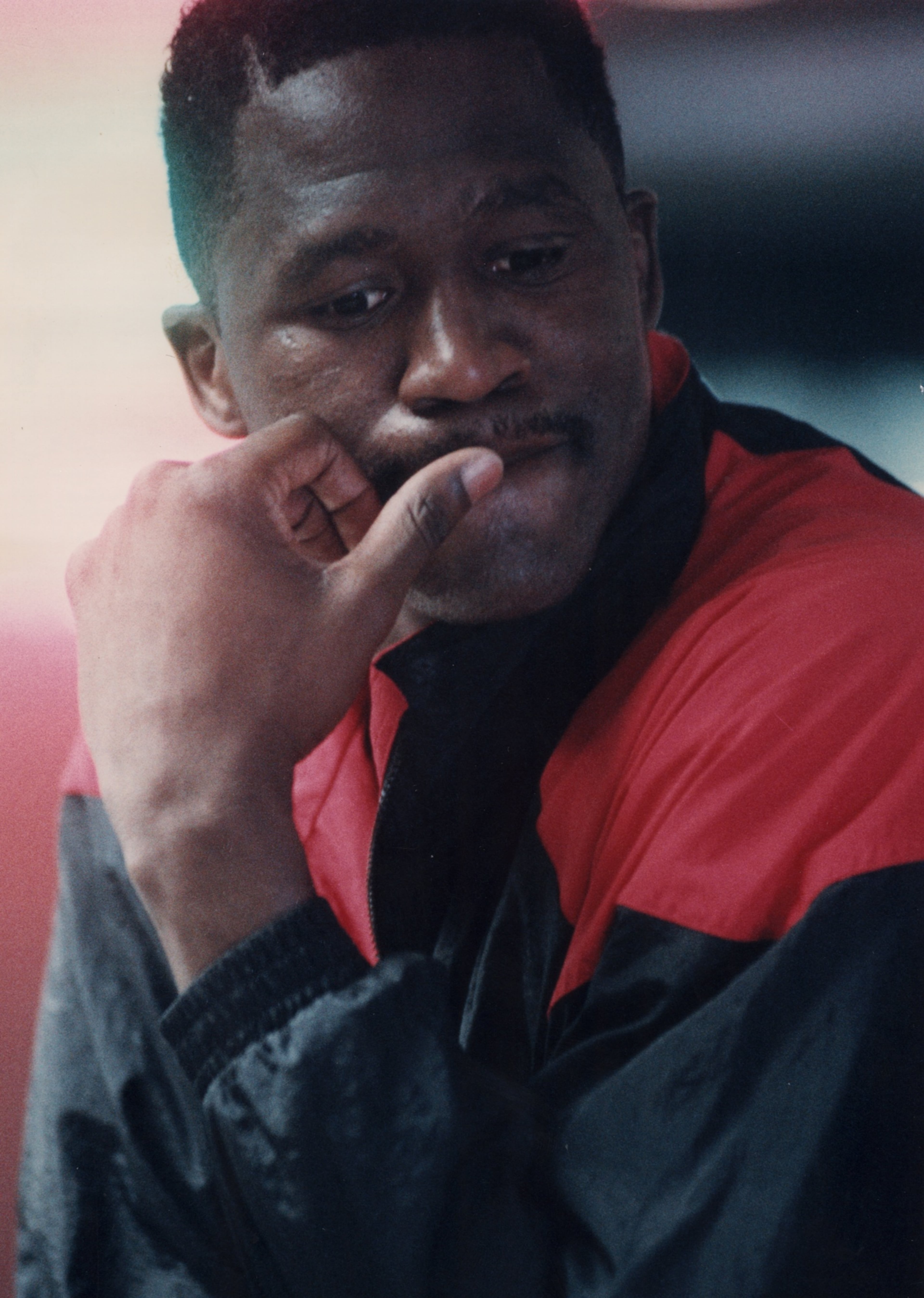Dominique Wilkins reflects just before being traded to the Clippers. Wilkins finished the season with L.A., playing 25 games and averaging 29.1 points and 7.0 rebounds.