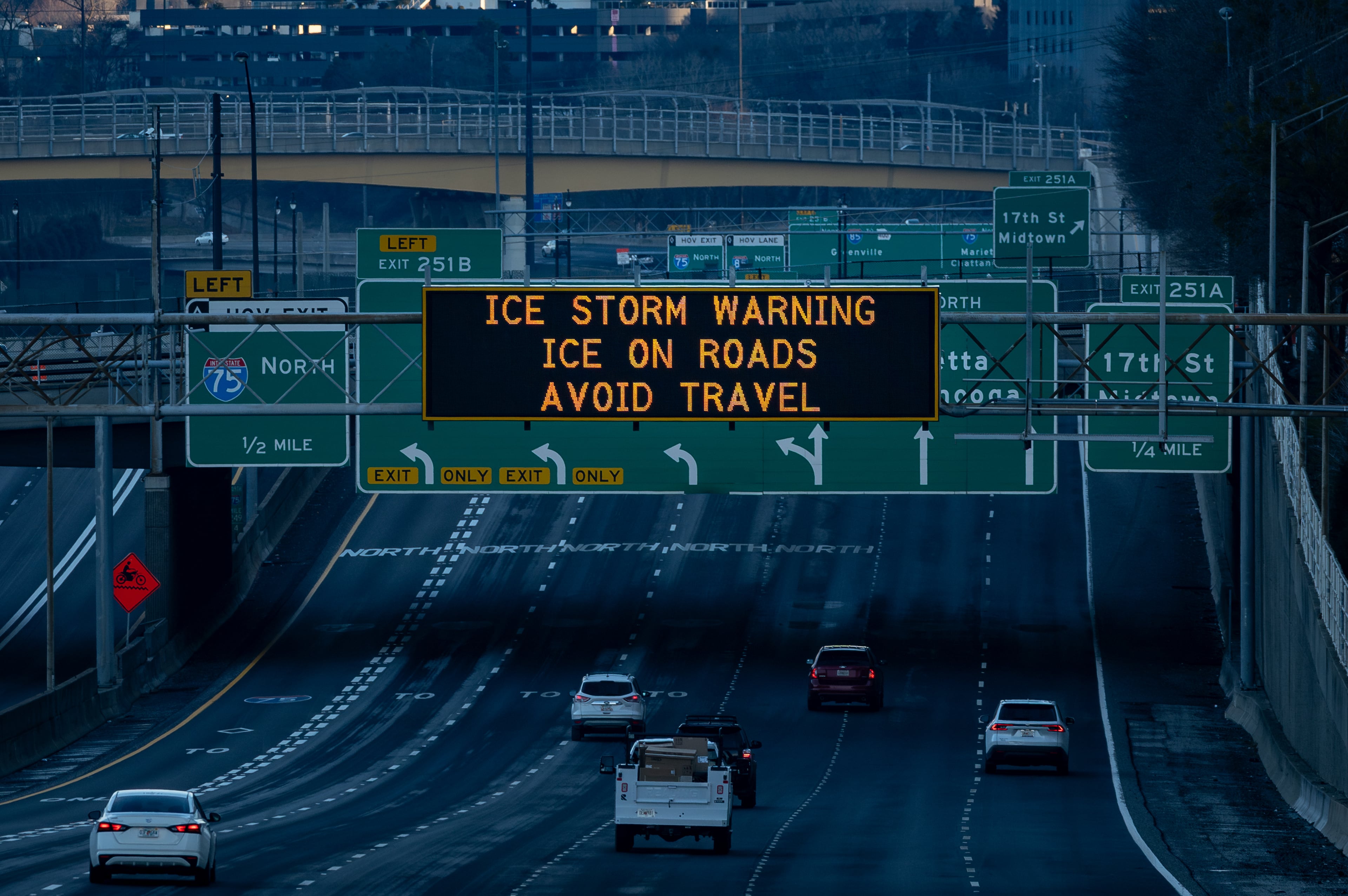 GDOT ice sign