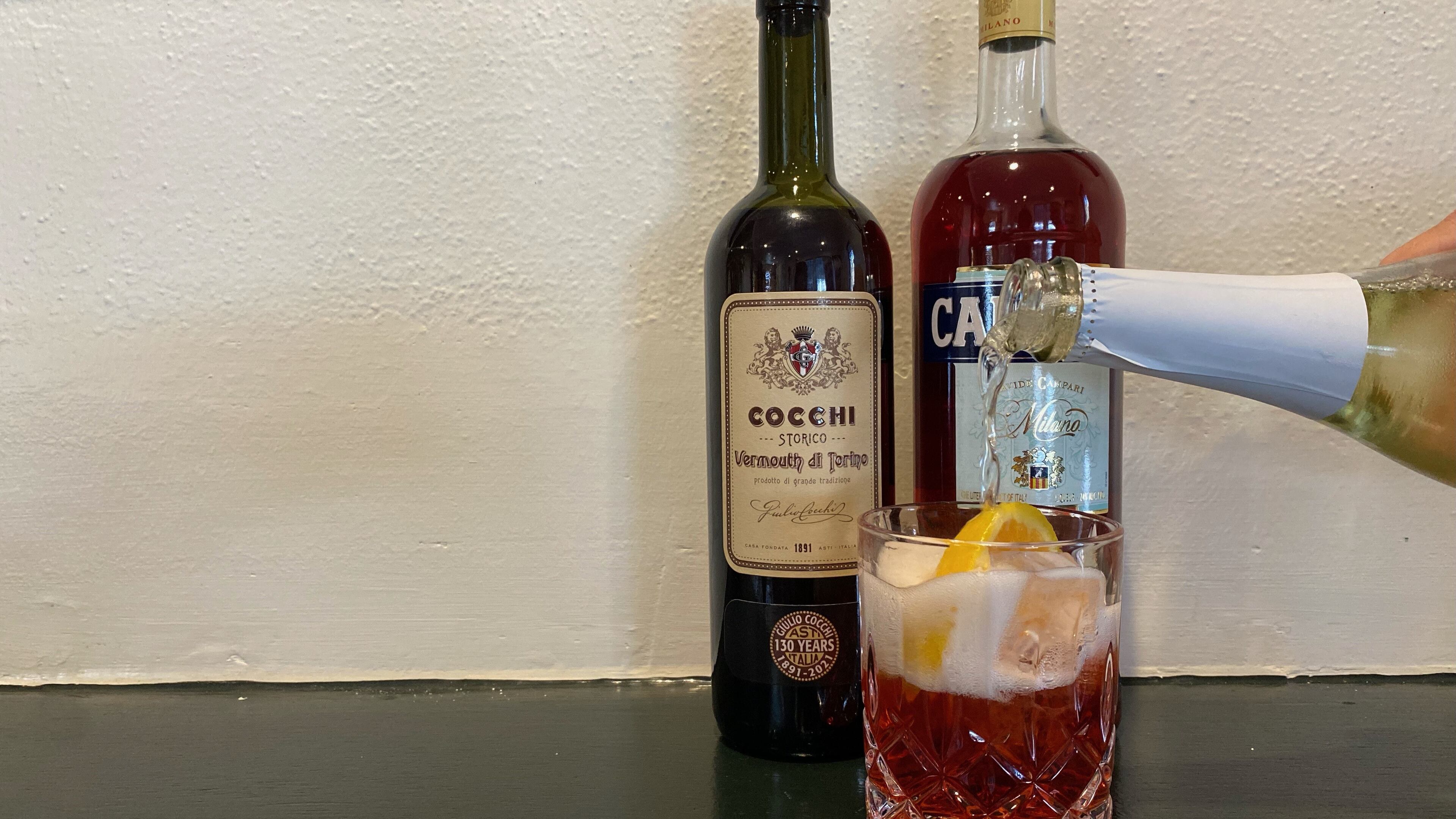 Social media has sparked interest in the Negroni sbagliato, a cocktail that swaps out the usual gin for prosecco. Krista Slater for The Atlanta Journal-Constitution