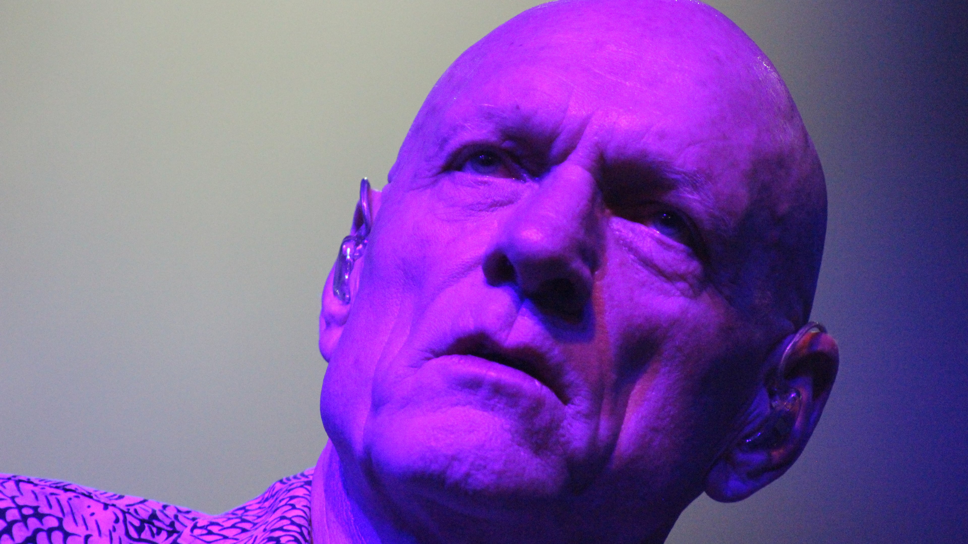 Midnight Oil's distinctive frontman, Peter Garrett. Photo: Melissa Ruggieri/AJC
