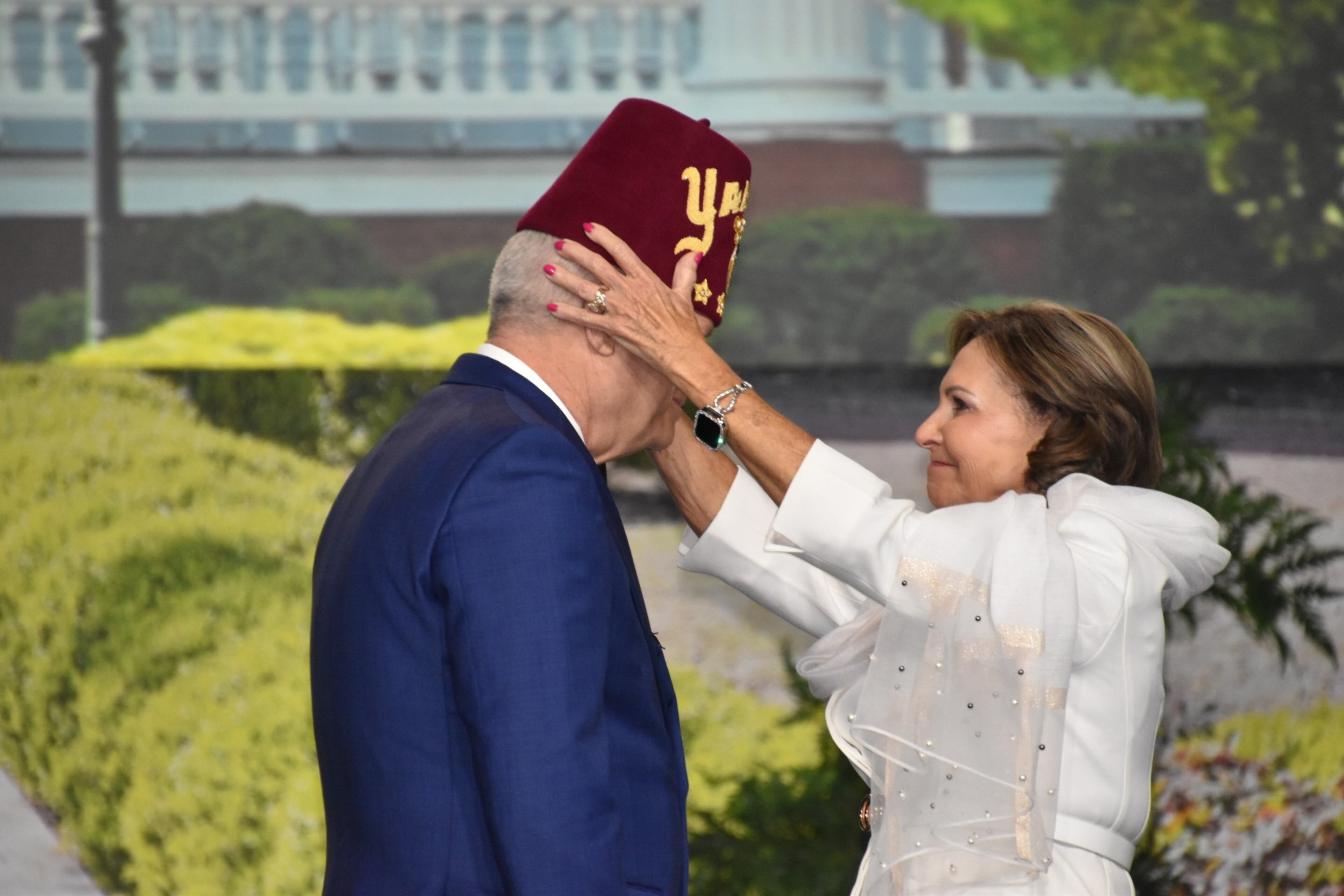 Richard Burke and wife Judy at the induction ceremony for Imperial Potentate of the Shriners in Reno, Nevada.
Courtesy of Richard Burke