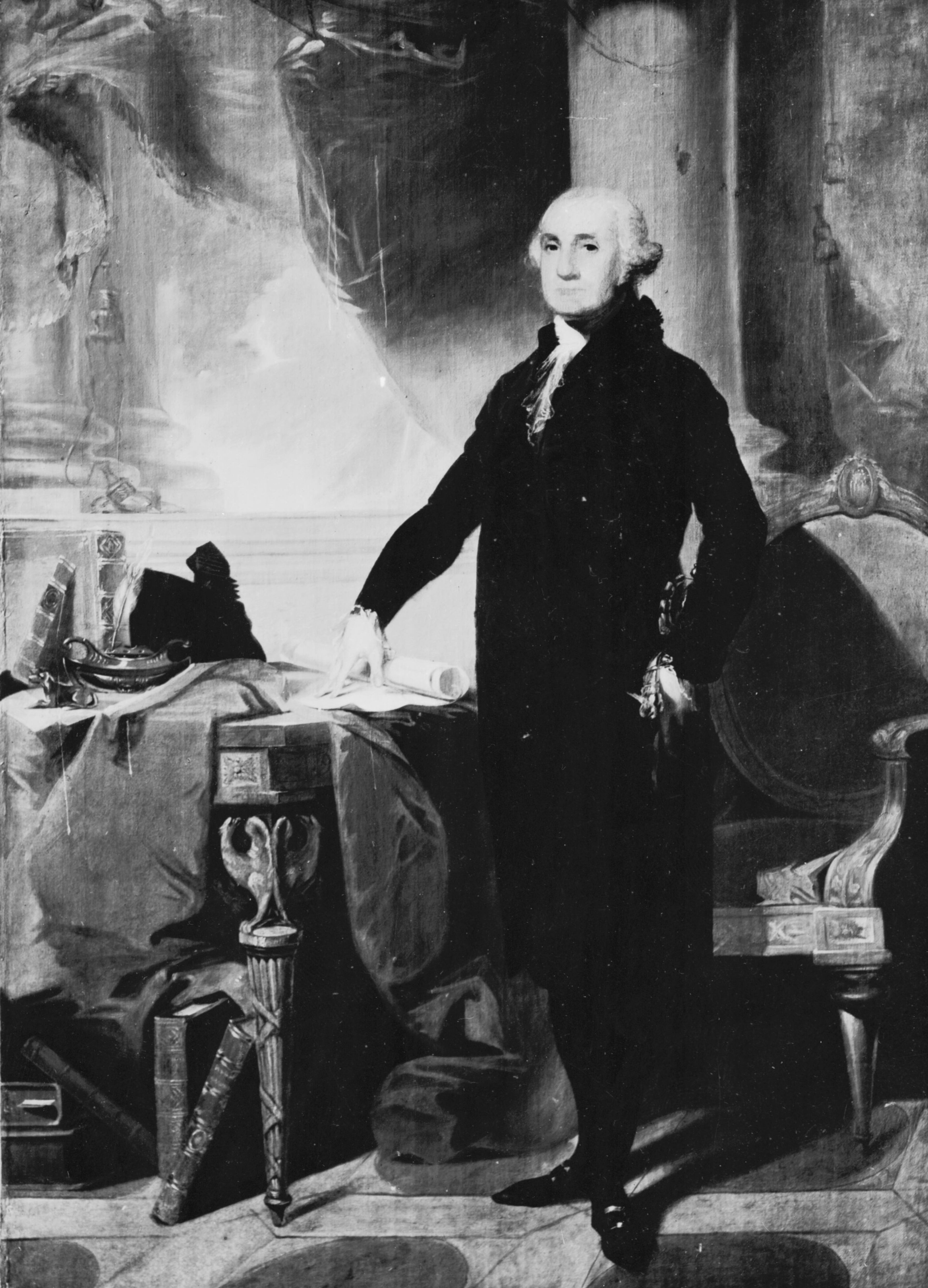 George Washington (1732-1799), the first president of the United States of America, circa 1790.
