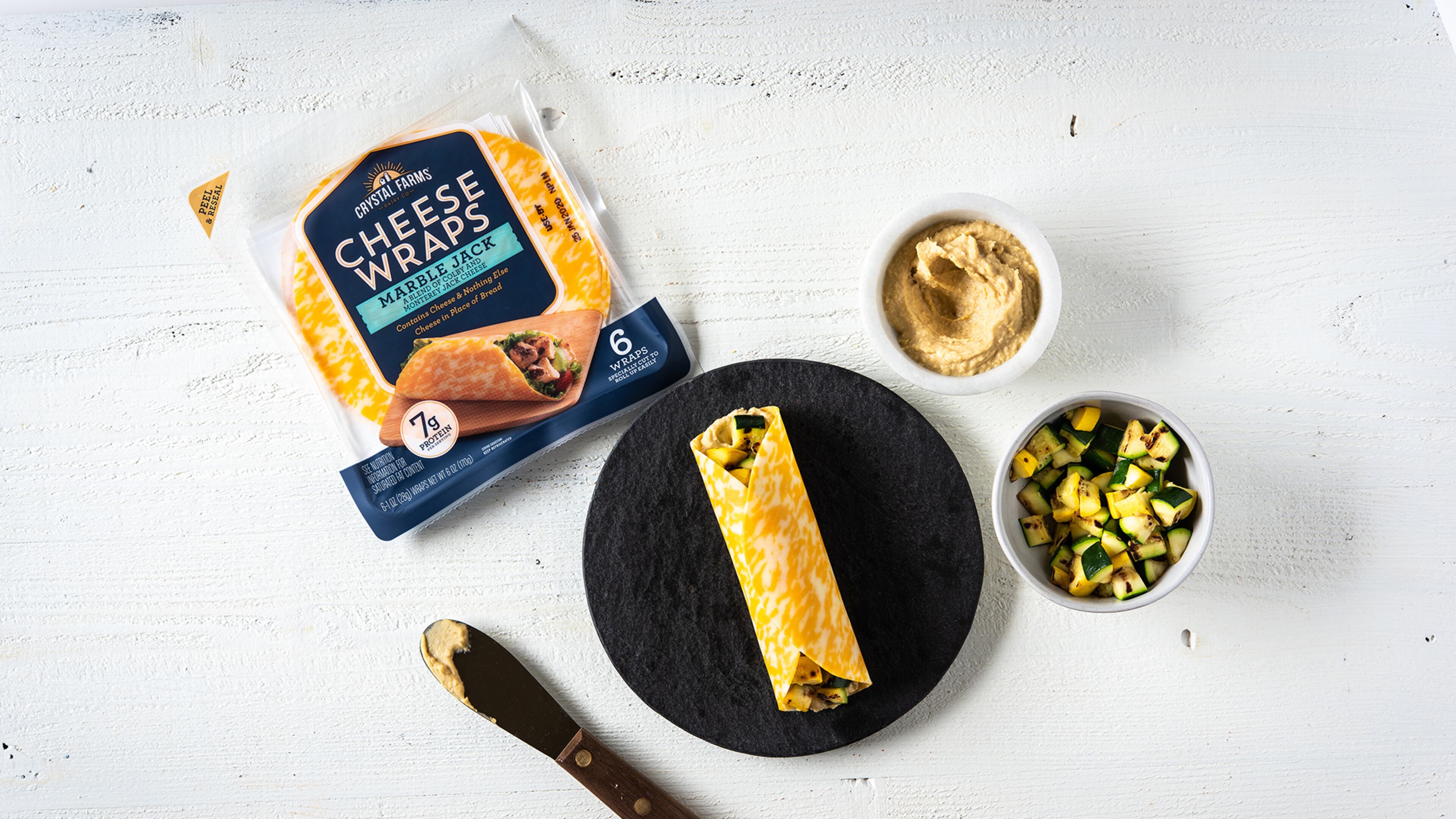 Cheese wraps from Crystal Farms. Courtesy of Crystal Farms