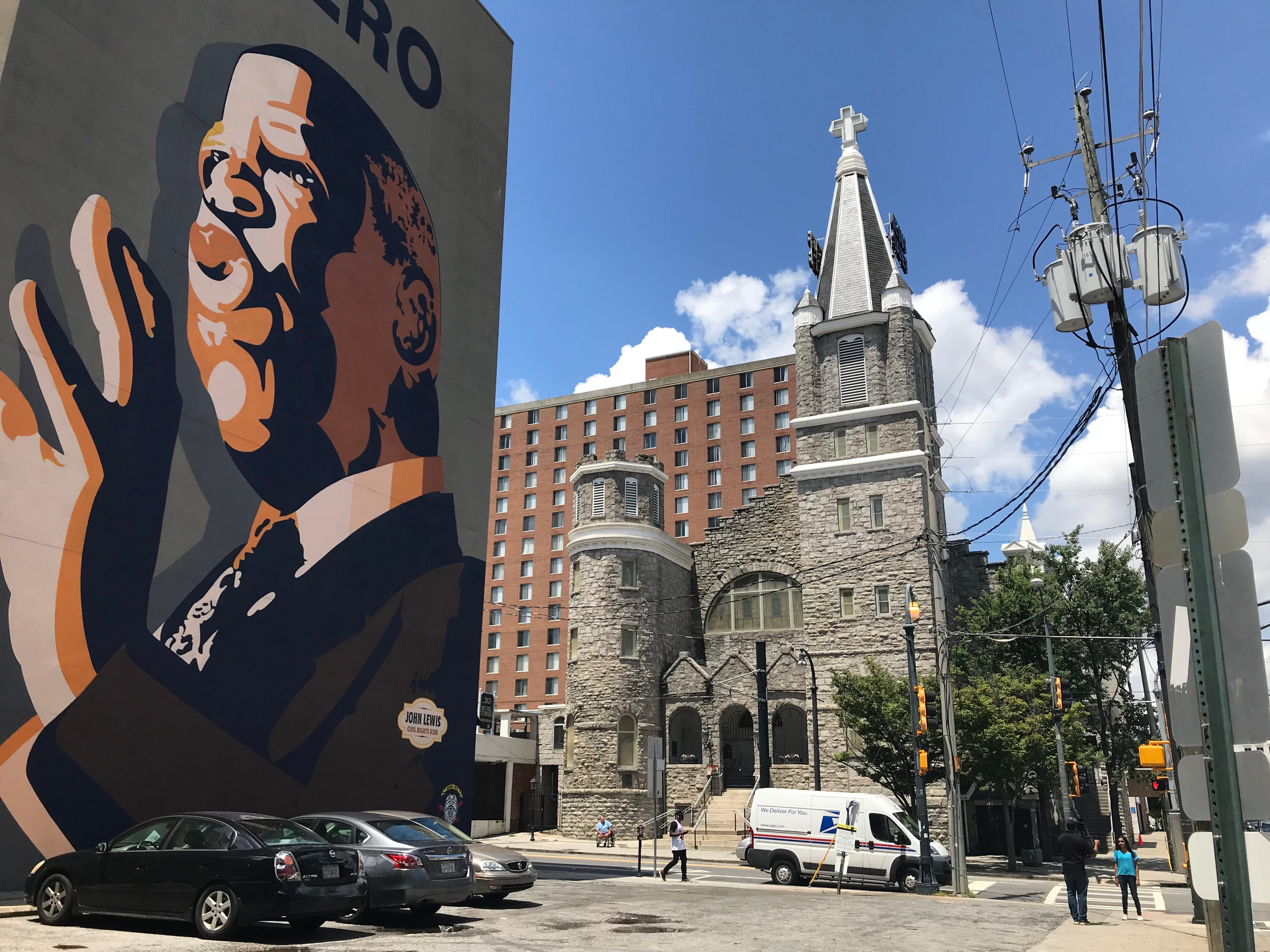 The Loss Prevention art collective, responsible for a mural of civil rights leader U.S. Representative John Lewis in downtown Atlanta, will continue to honor the city's story as one of the artists for Off the Wall.