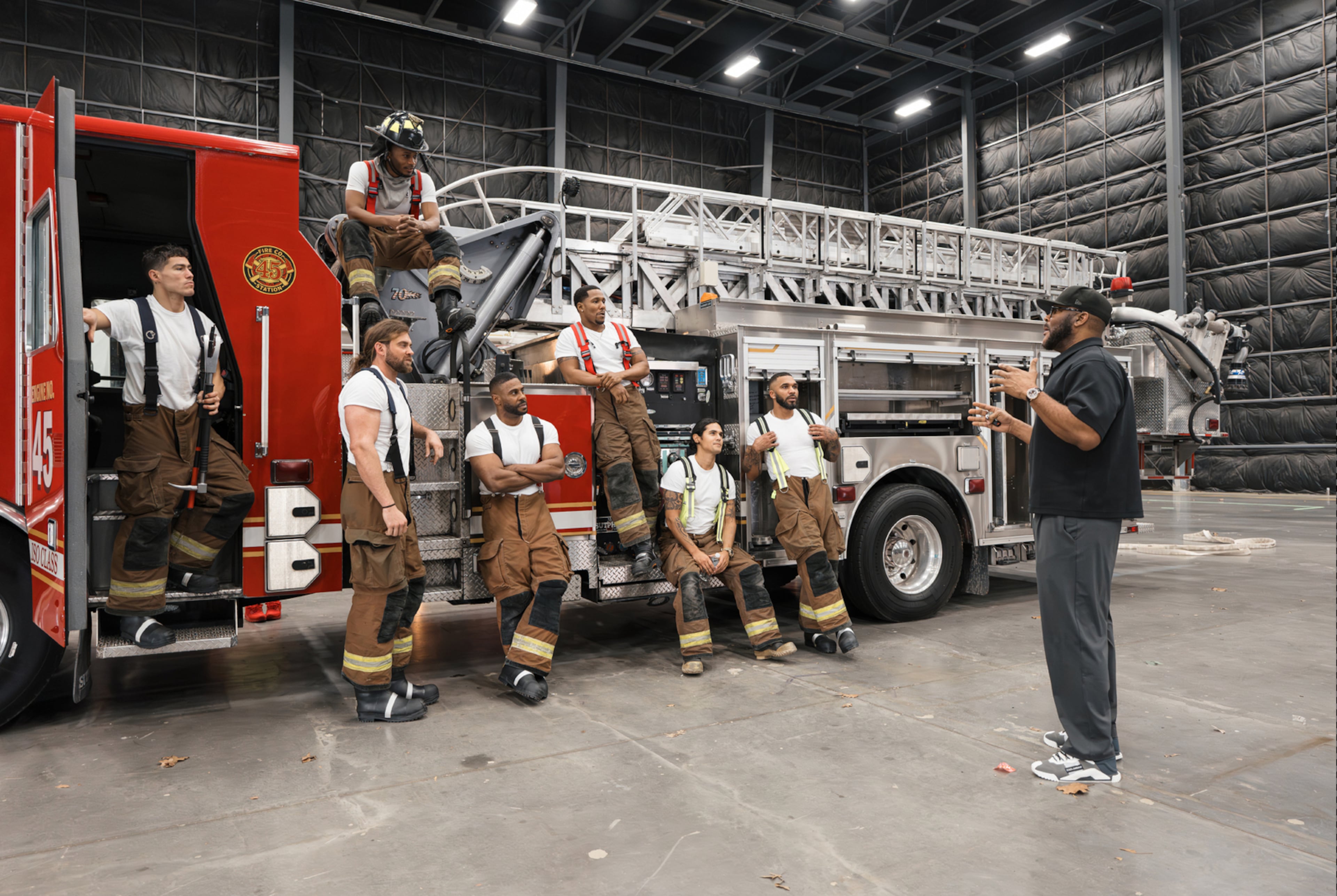 Tyler Perry's second Netflix scripted show after "Beauty in Black" will be "Where There's Smoke," a firefighter drama that is shooting now in Atlanta. (Courtesy of Netflix)