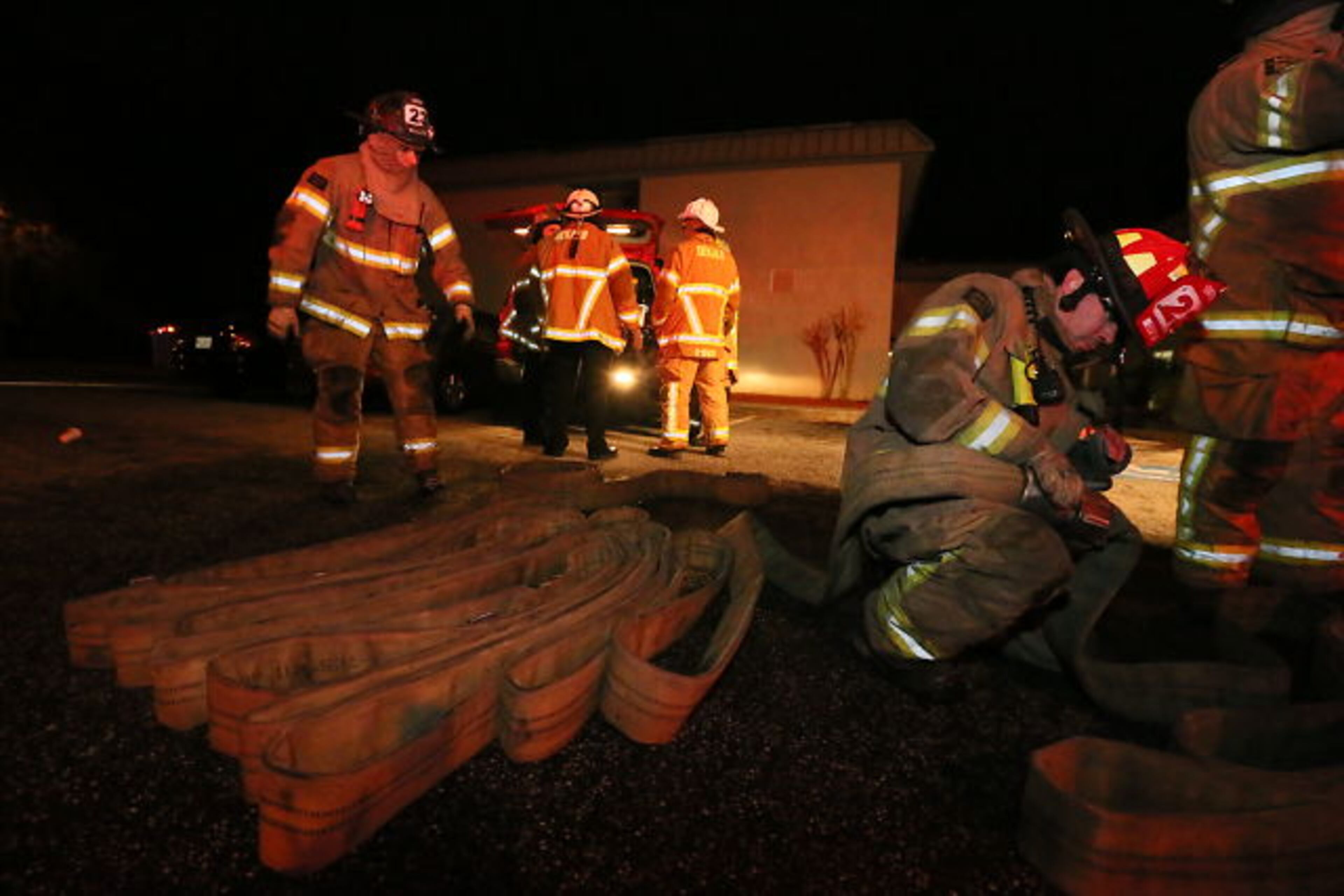 The chief said several investigators were on the scene attempting to determine what started the fire, but that it could be several hours before the cause is known.