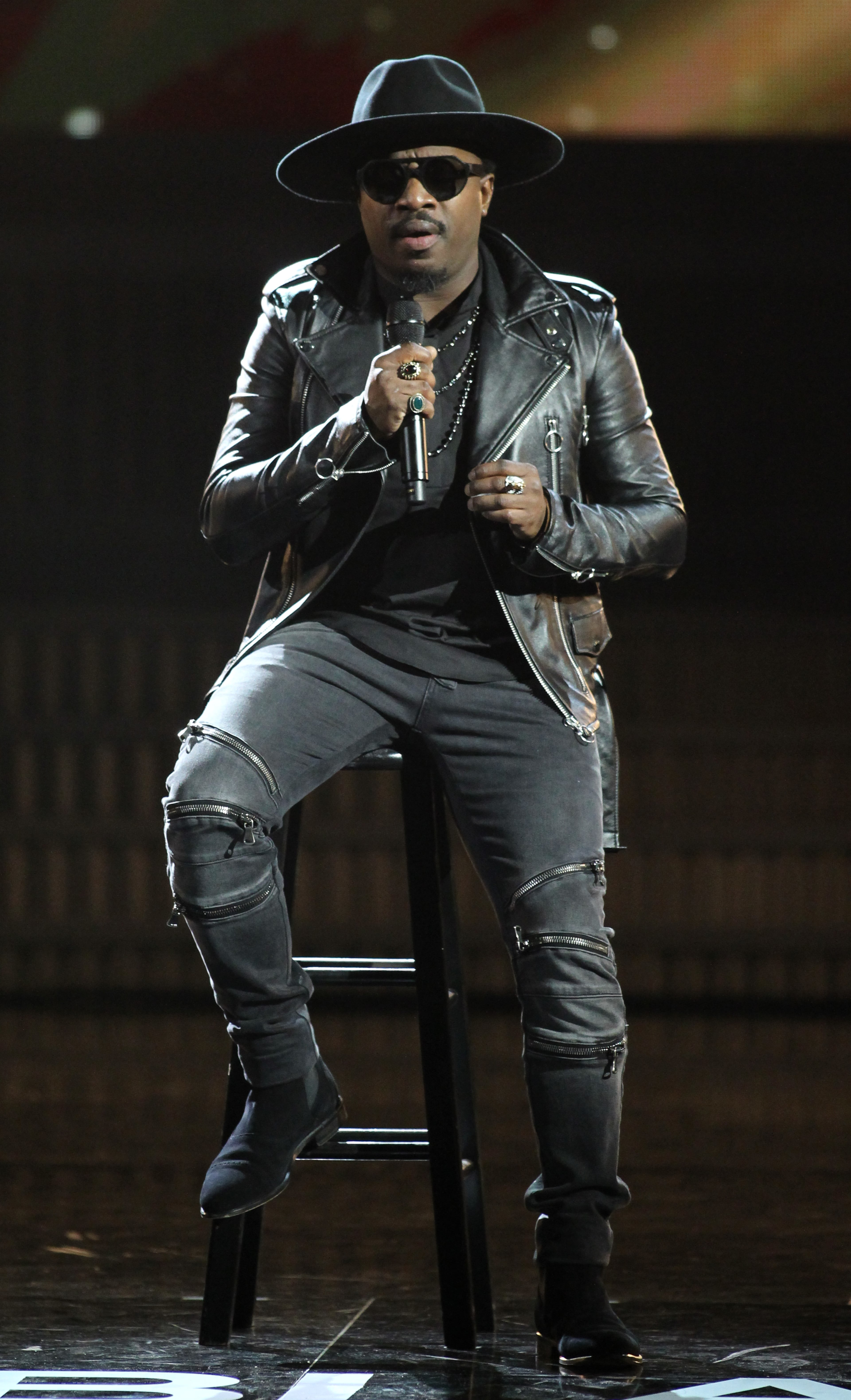 Singer Anthony Hamilton performs at the 13th Annual McDonald's 365 Black Awards at the Ernest Moral Convention Center in New Orleans, LA on Friday, July 1, 2016. COPYRIGHT:Soul Brother