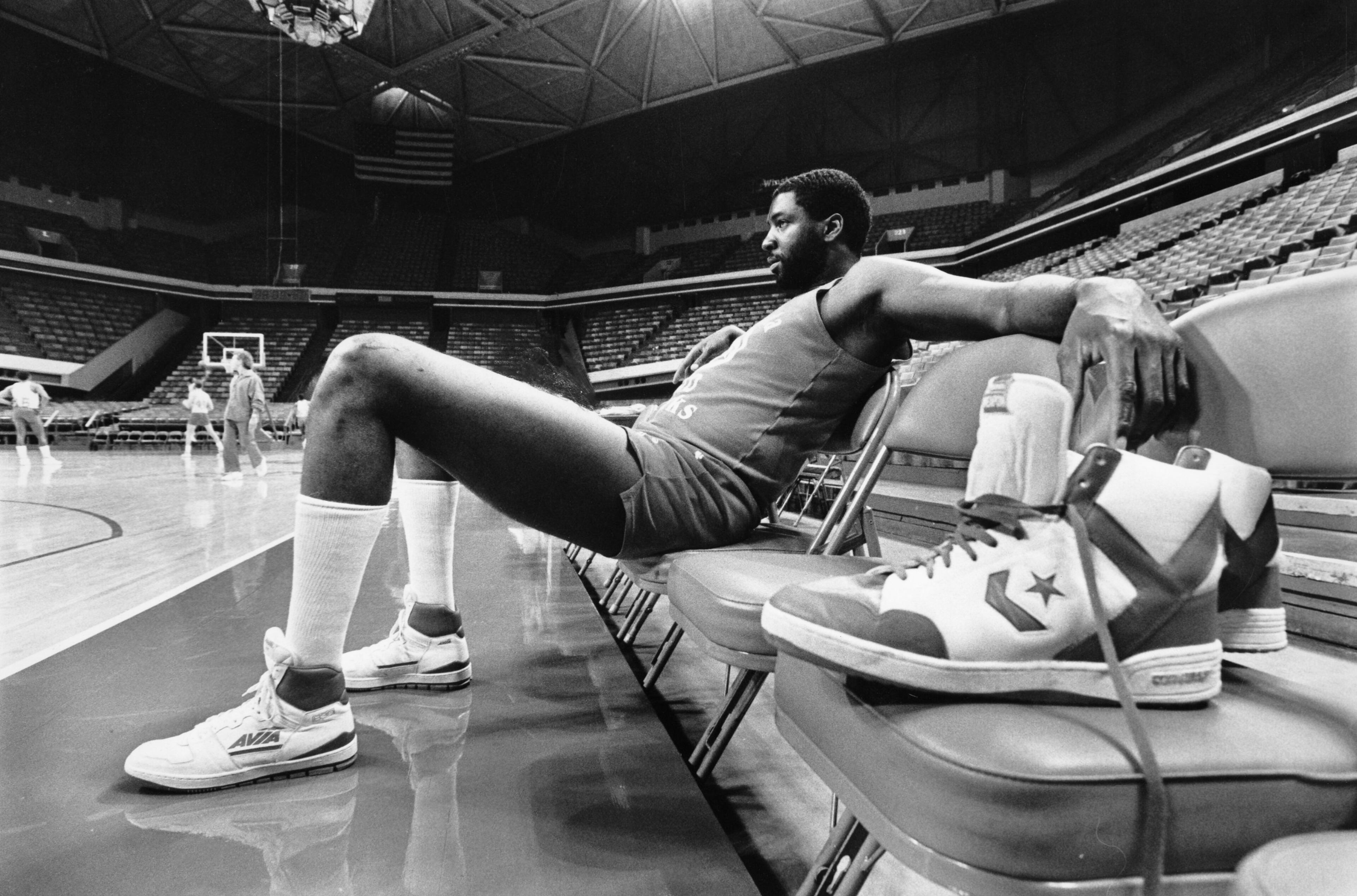 Wayne "Tree" Rollins was a 7-feet-1 center for the Hawks. He played 11 seasons in Atlanta. Read more about Rollins here. AJC file photo