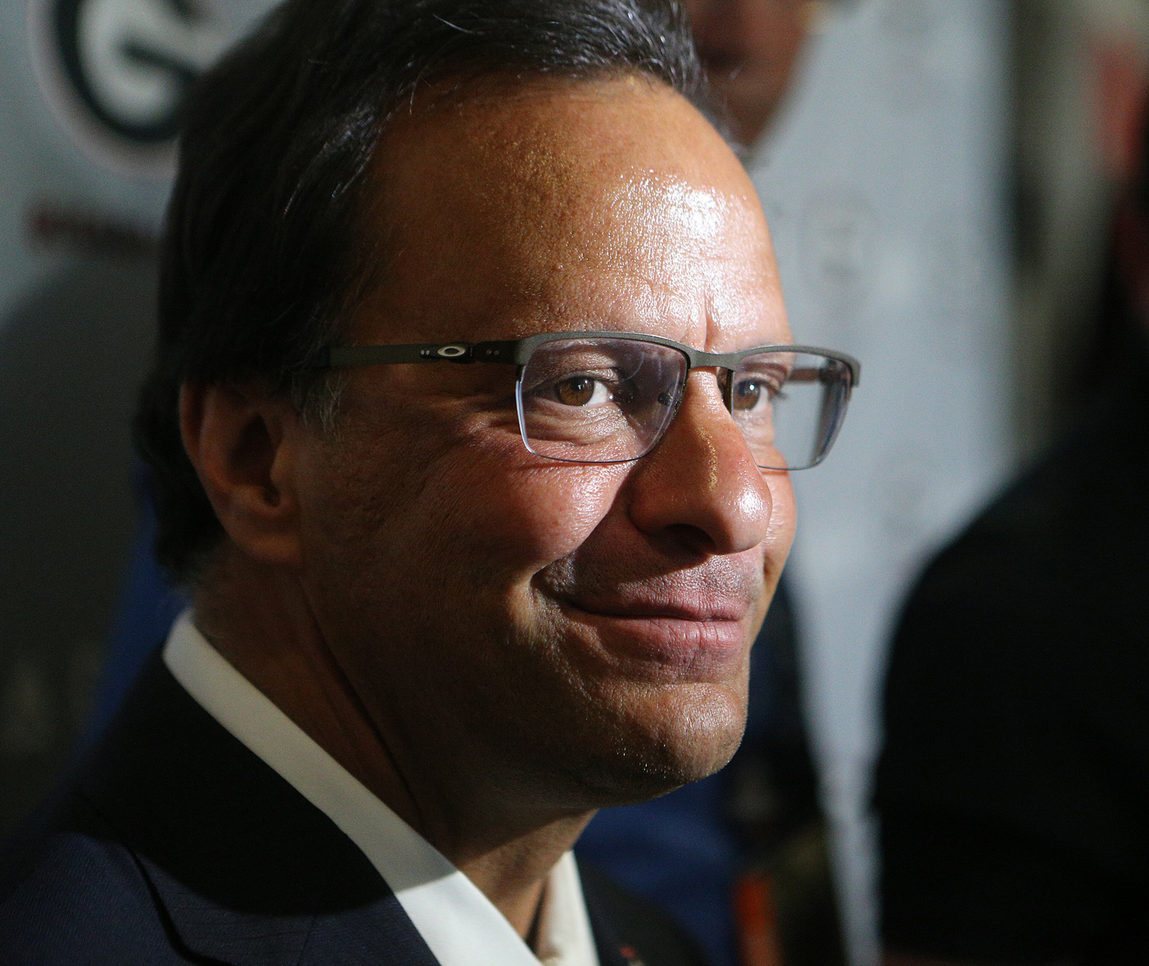 March 16, 2018 Athens: Tom Crean is introduced as the new men's basketball head coach at the University of Georgia on Friday, March 16, 2018, at Stegeman Coliseum in Athens. Crean compiled a 356-231 record in 18 seasons at Marquette and Indiana from 1999-2017. Curtis Compton/ccompton@ajc.com