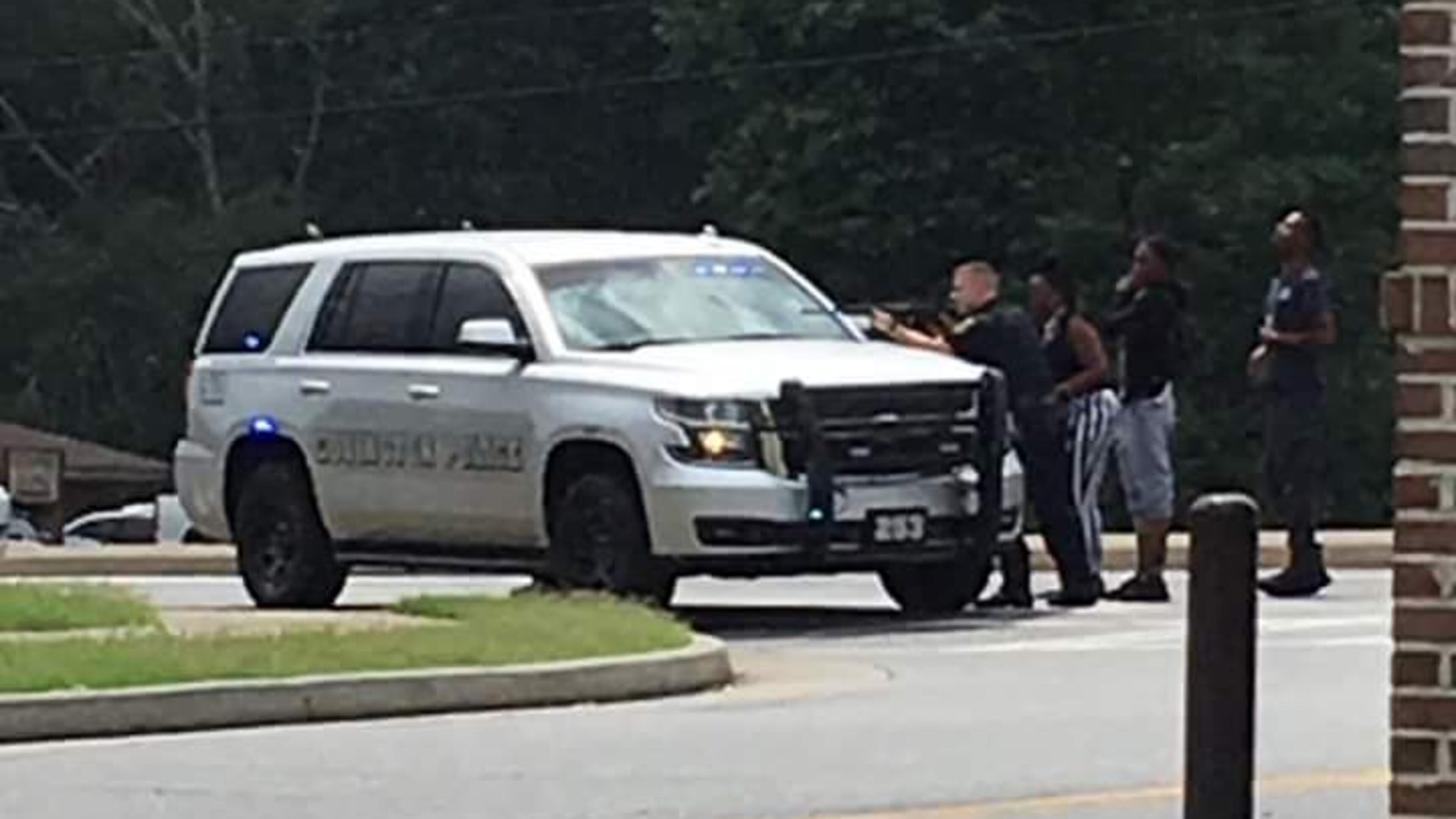 The incident took place at a Wells Fargo location in Covington on Wednesday afternoon.