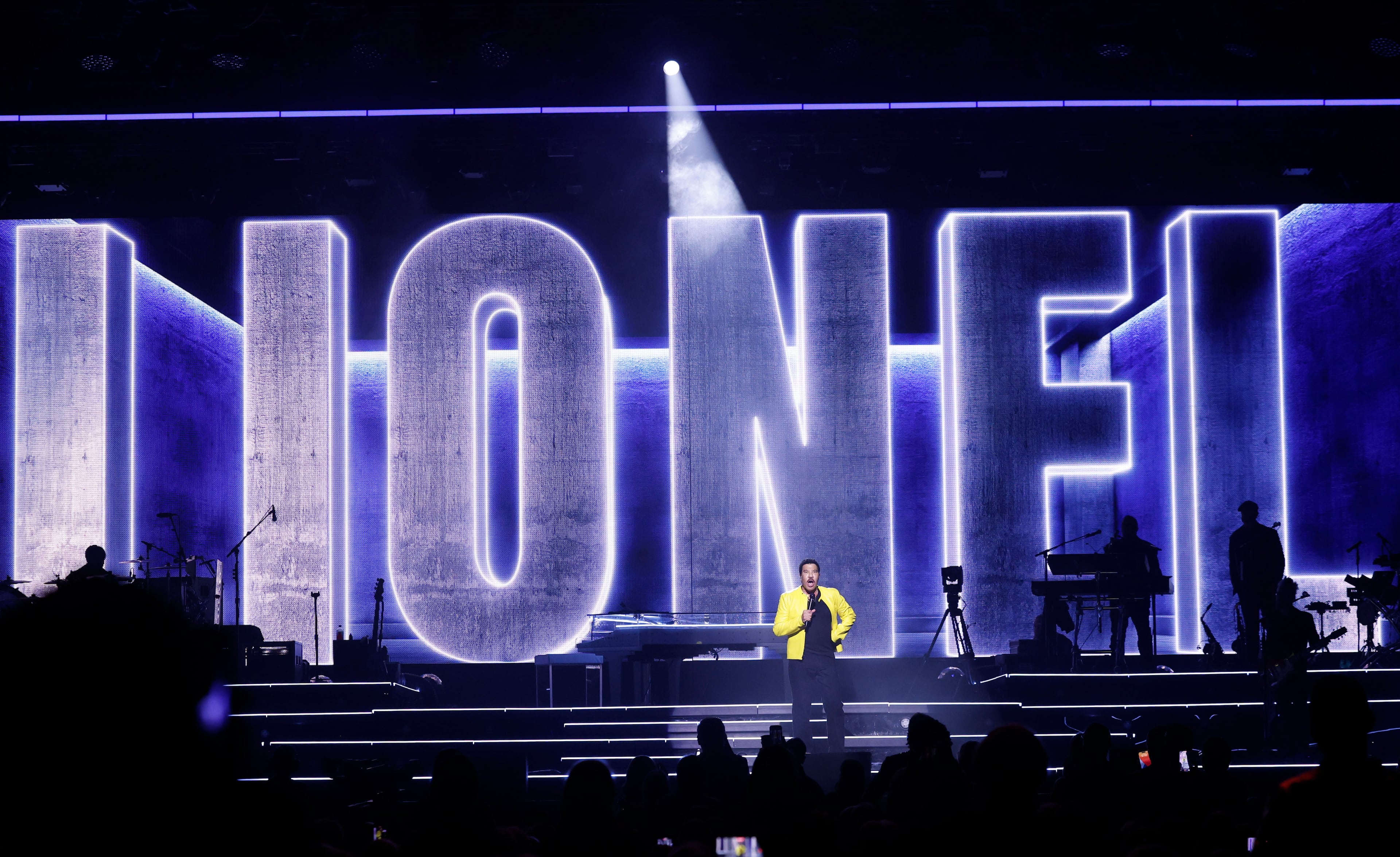 Lionel Richie performed his iconic hits "Hello," "Running with the Night," "Easy" and others during Sunday's concert. (Akili-Casundria Ramsess for the AJC)