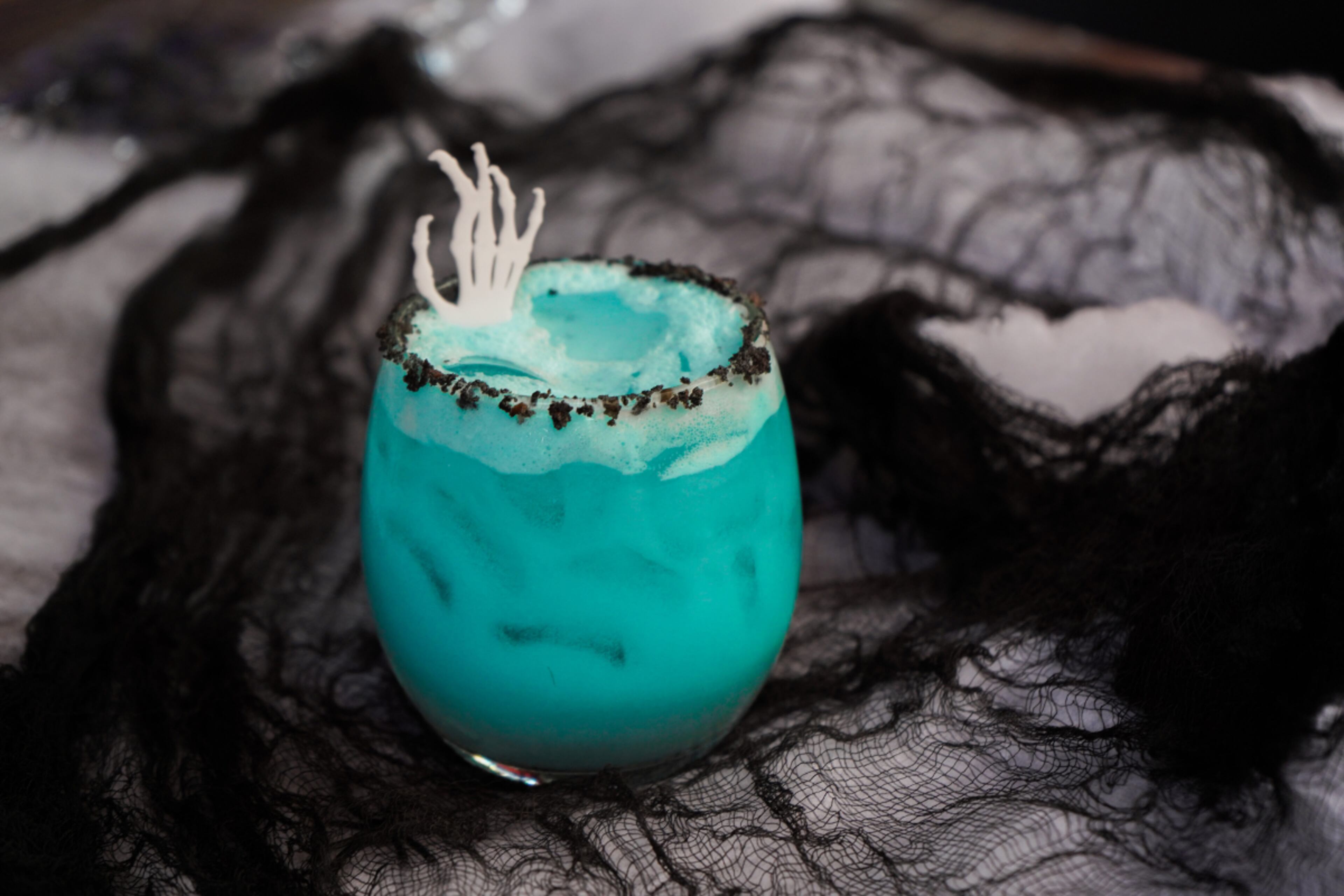 Tart, sweet and creamy, Haunted Waters at Alta Toro joins a lineup of spooky themed cocktails. (Courtesy of Alta Toro)