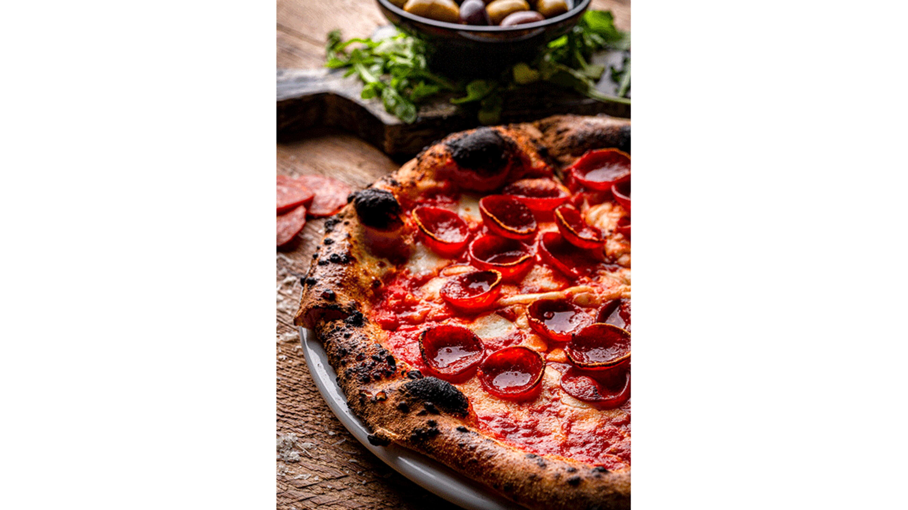 Pepperoni pizza from the menu of Sunnyside Pizzeria in Sandy Springs.