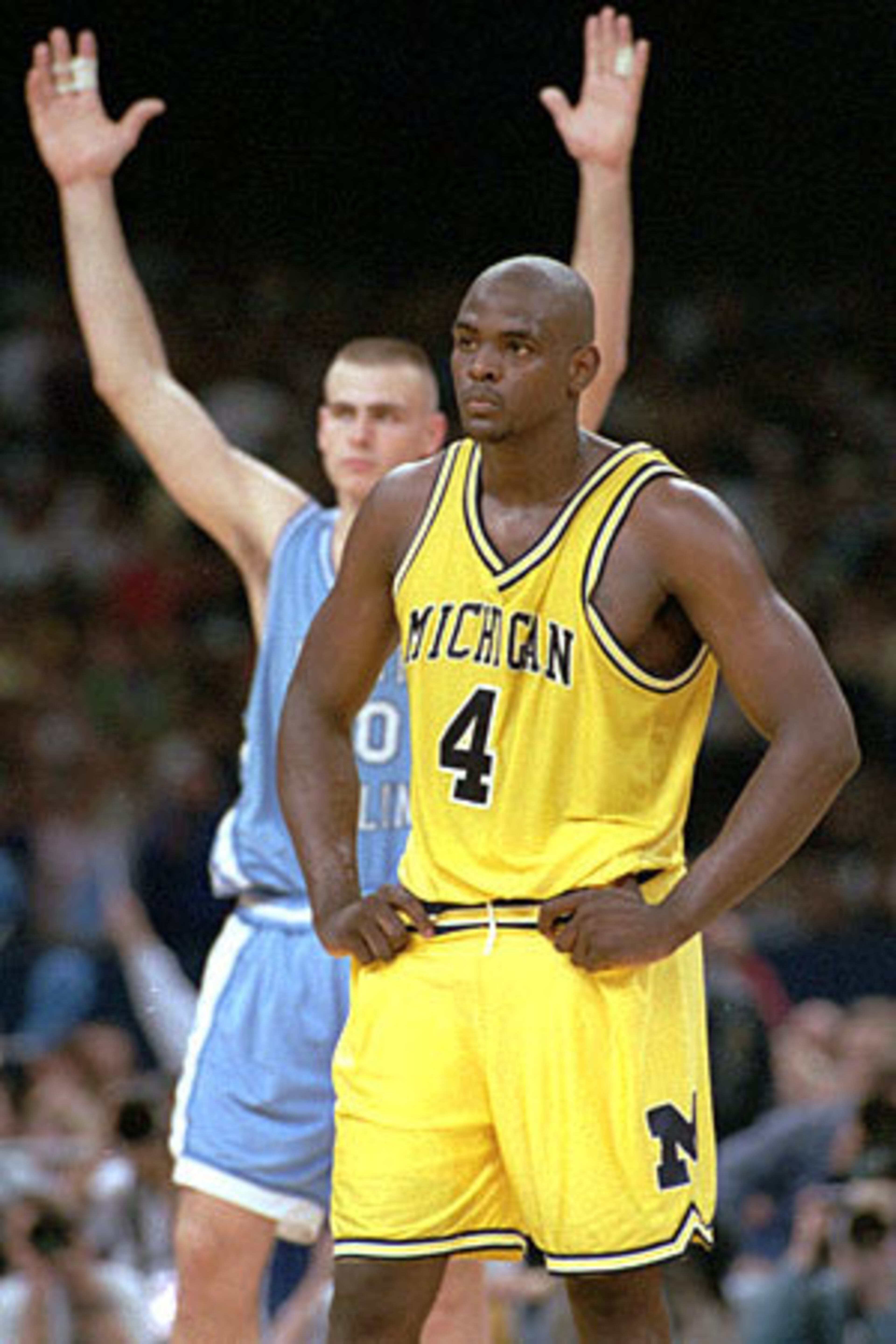 In the waning moments of the 1993 National Championship Game, Michigan's Chris Webber was given a technical foul for calling a timeout when the Wolverines were out of timeouts.
