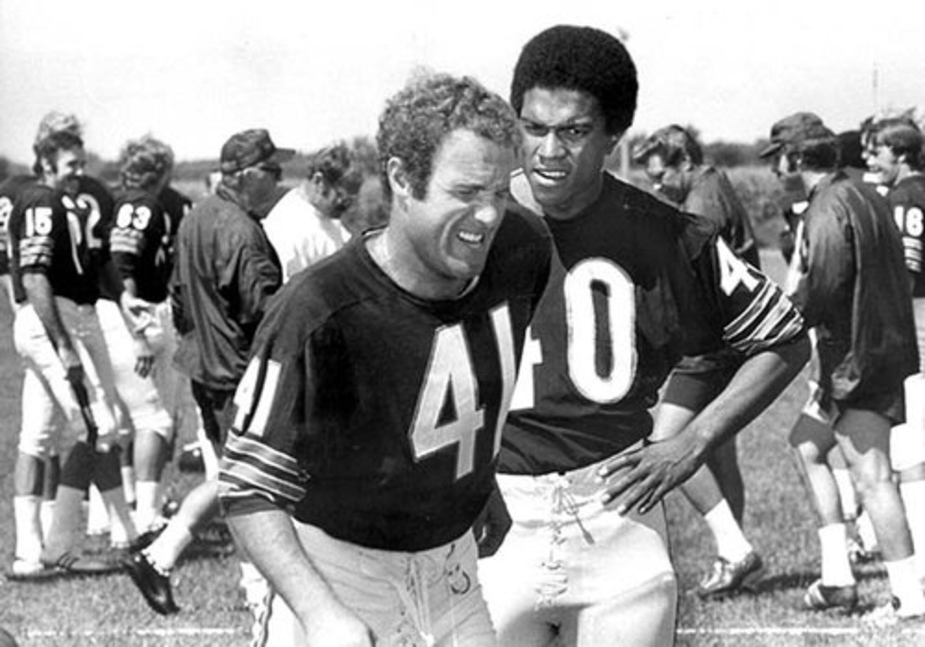 No. 4: Gale Sayers in "Brian's Song" -- We acknowledge this is a little sad for a motivational speech, but Billy Dee Williams channeling Gale Sayers is what loving a teammate is all about.