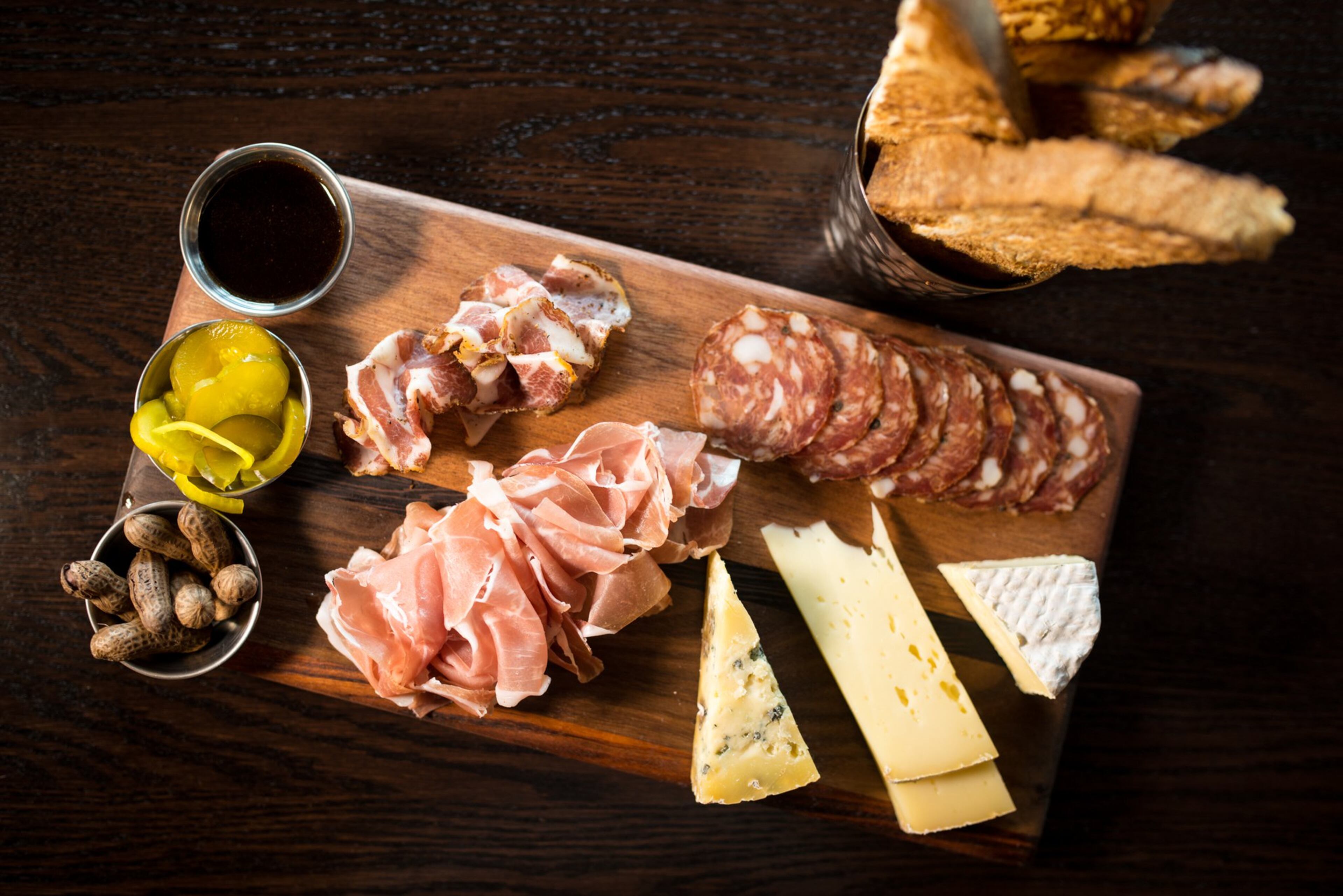 New Realm Brewing Beltline Artisan Cheese and Charcuterie. Photo credit- Mia Yakel.