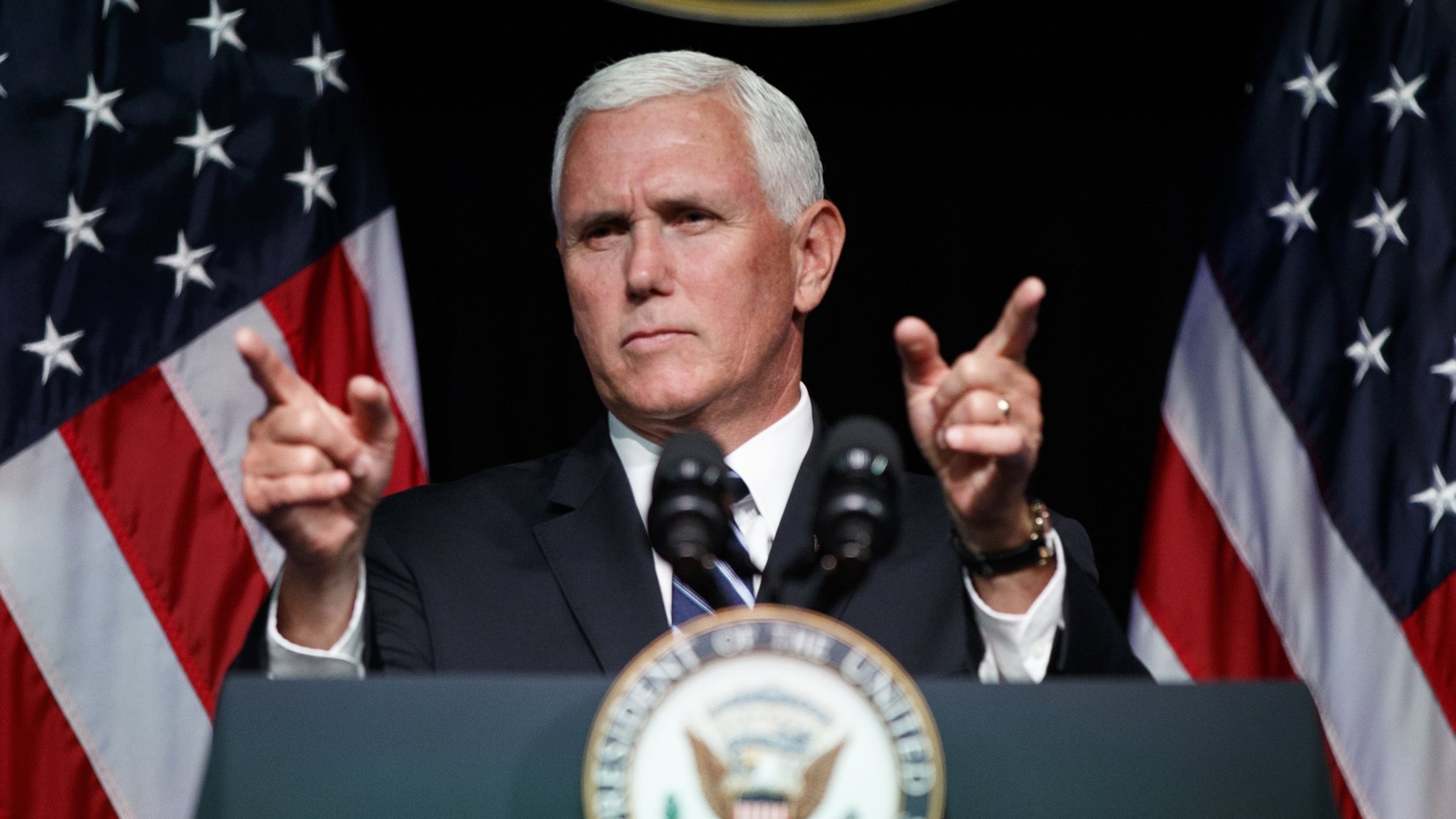 Vice President Mike Pence. (AP Photo/Evan Vucci)