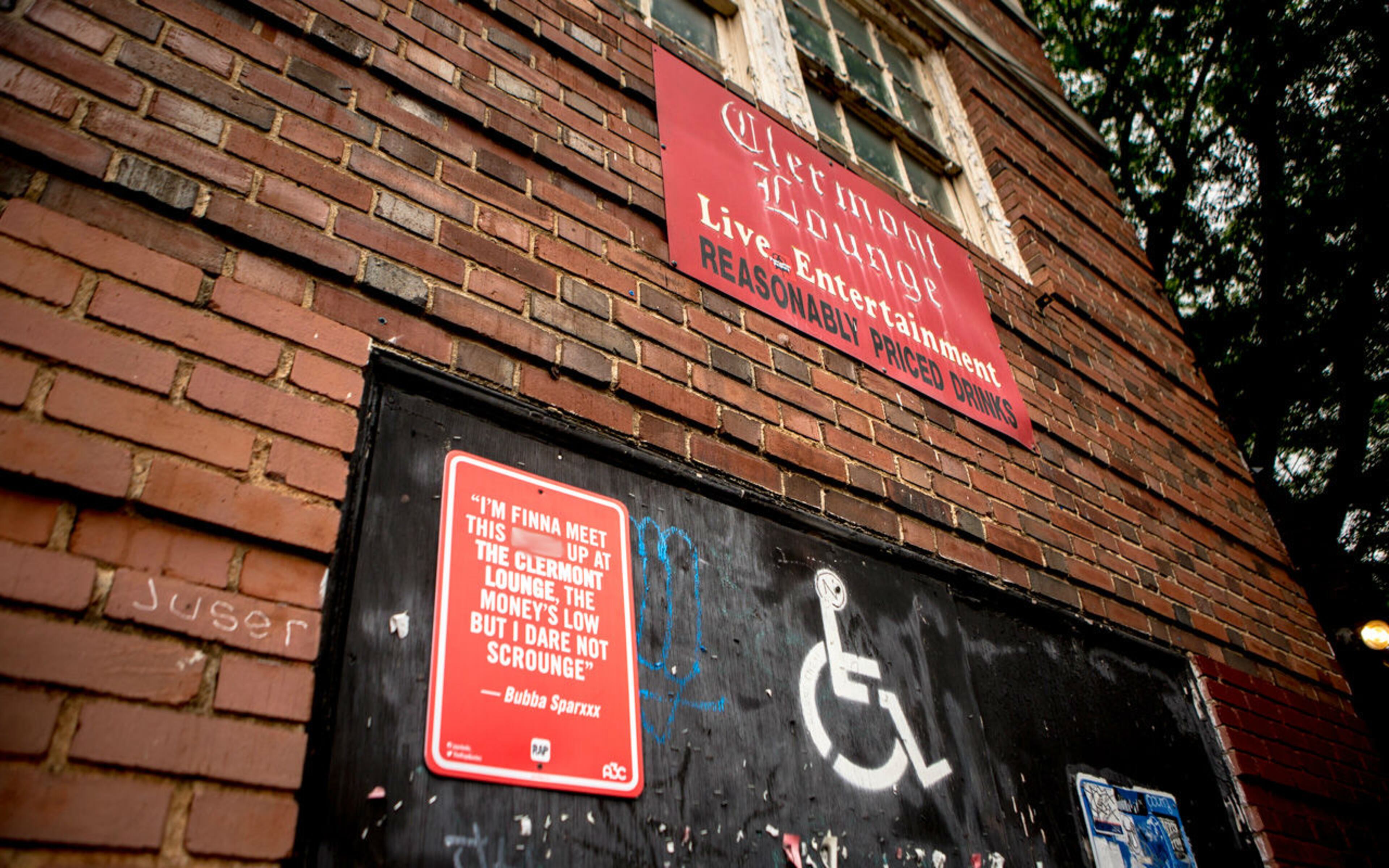 "The Rap Quotes" at the Clermont Lounge.
