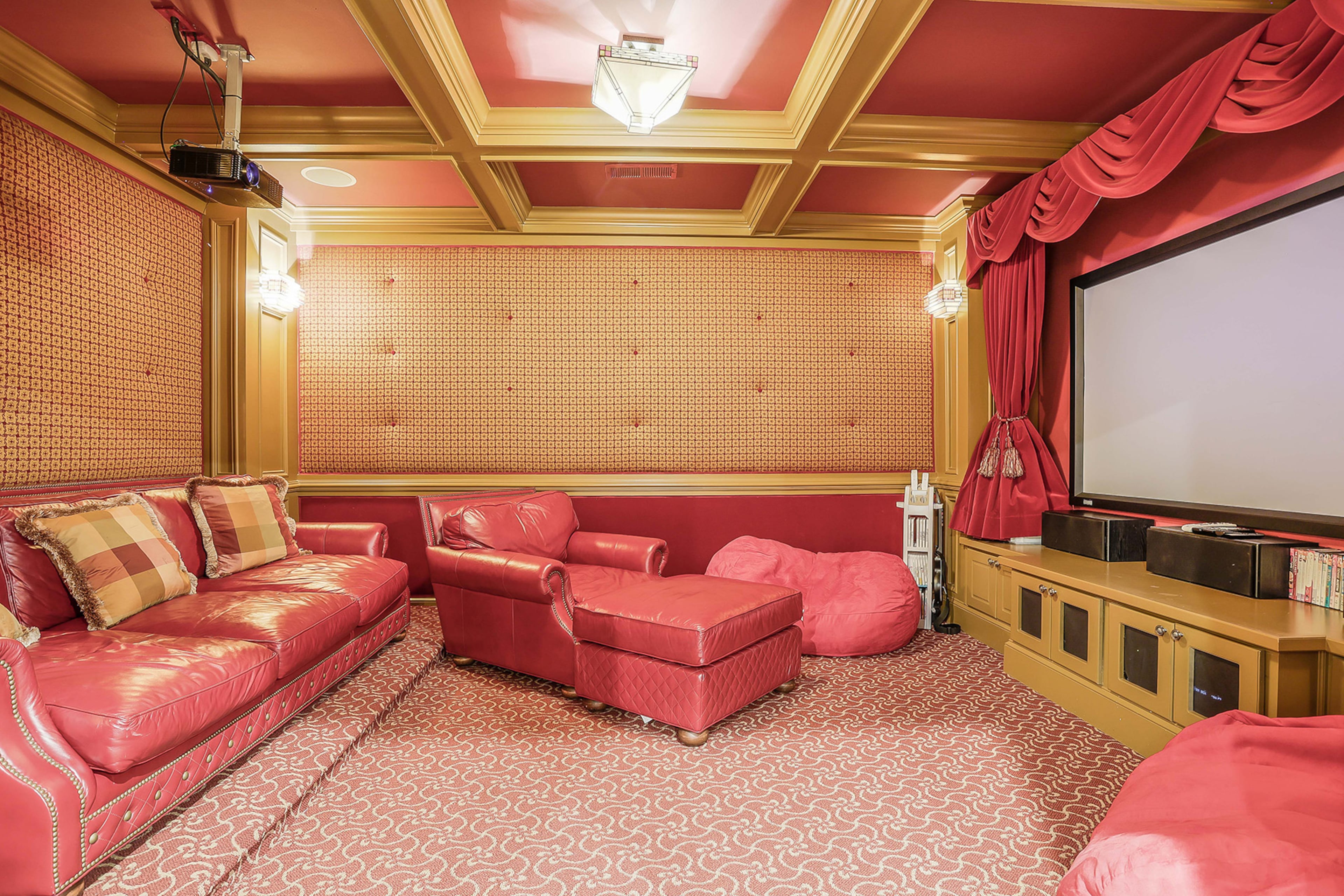 Private media room. Text by Jim Cox