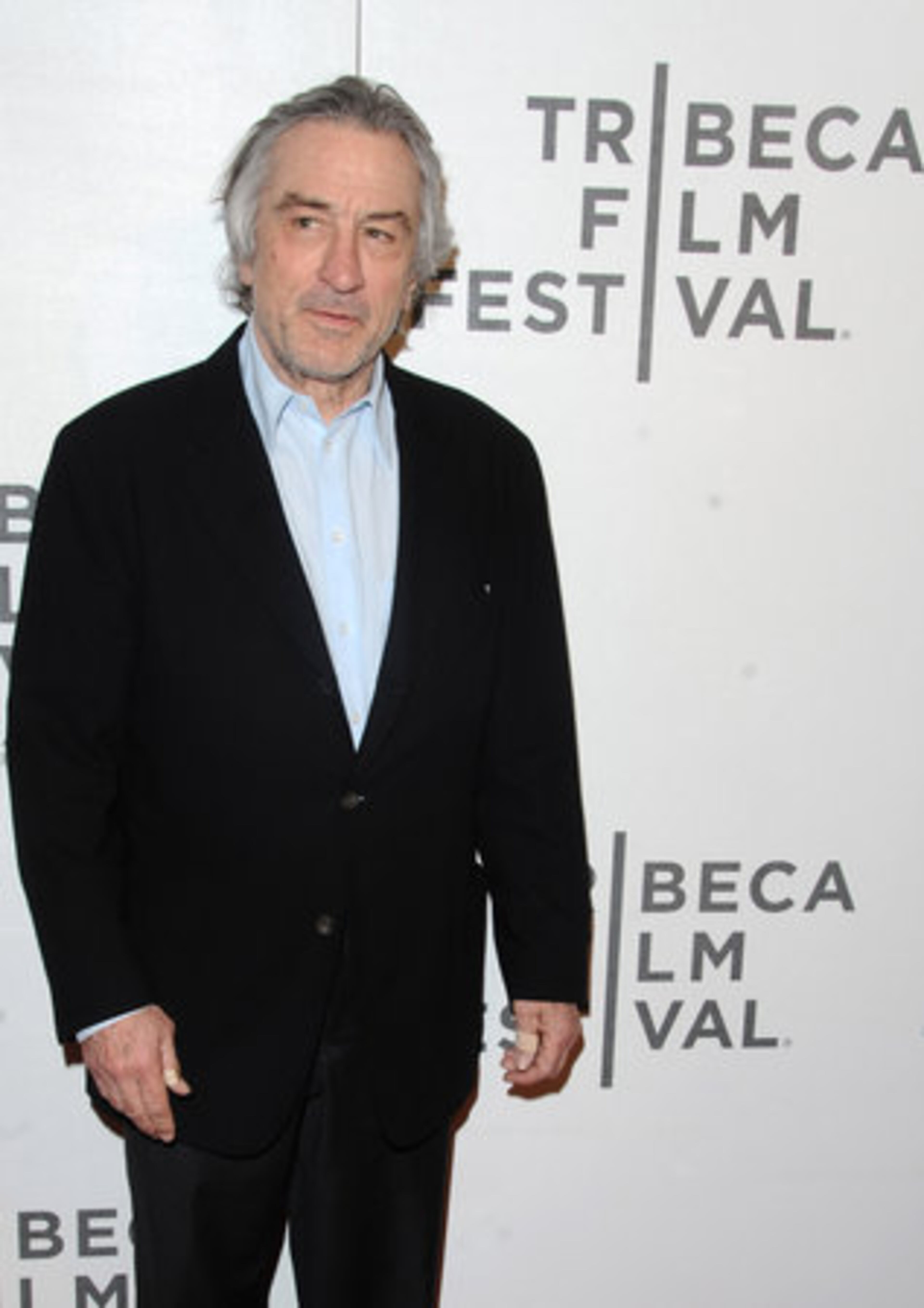 Actor Robert De Niro, a co-founder of the Tribeca Film Festival, attends the premiere of "The Bang Bang Club."