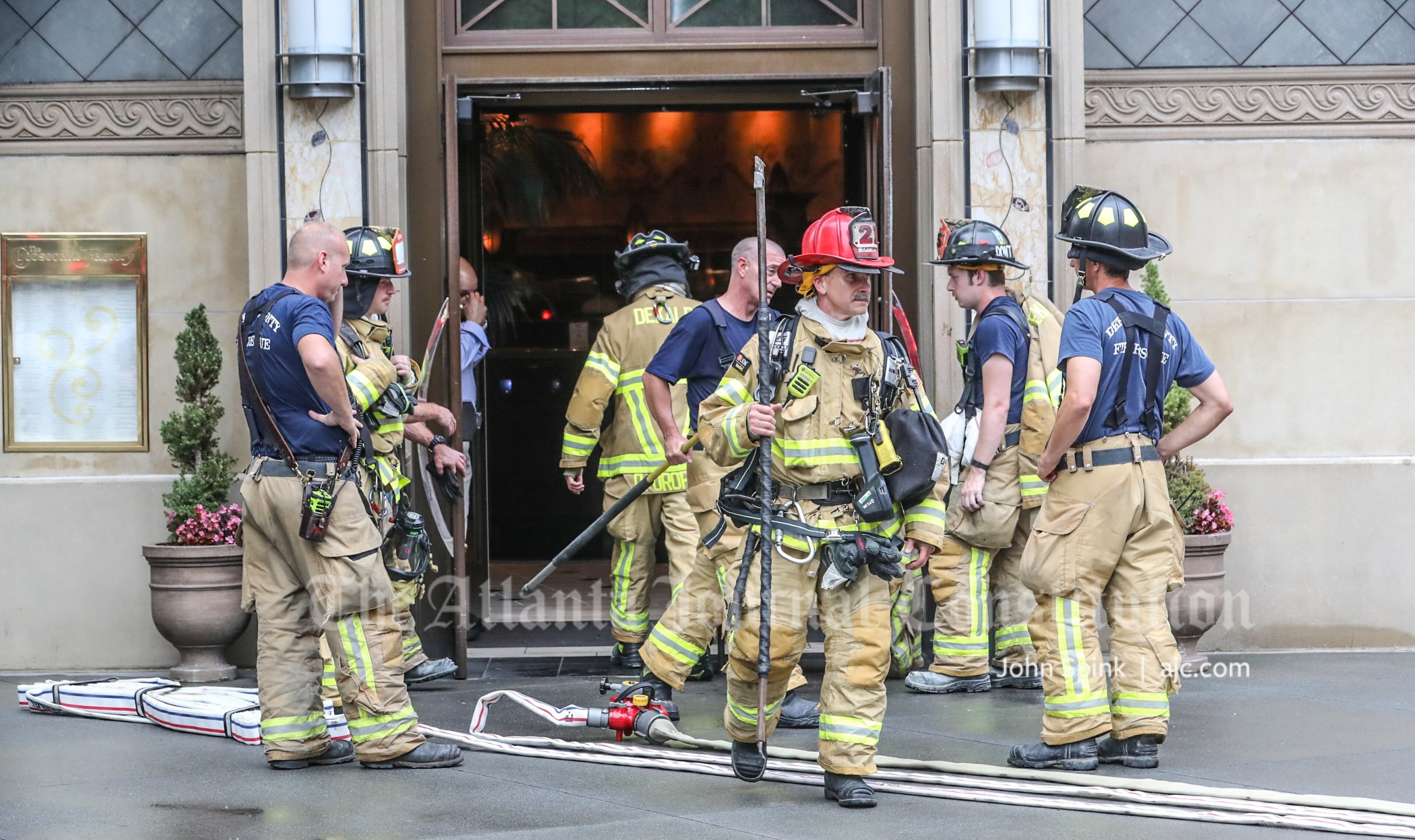 Fire crews were called to Perimeter Mall just before 10 a.m. following a fire in the kitchen of the Cheesecake Factory.