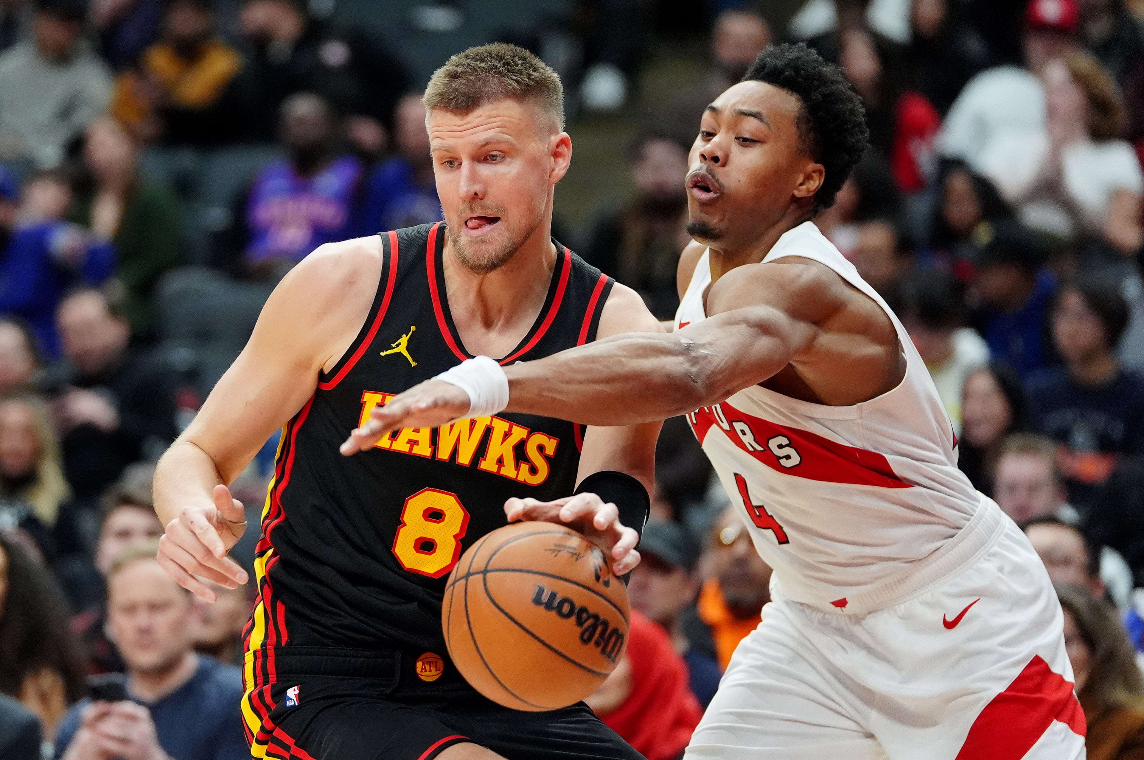 Hawks Raptors Basketball