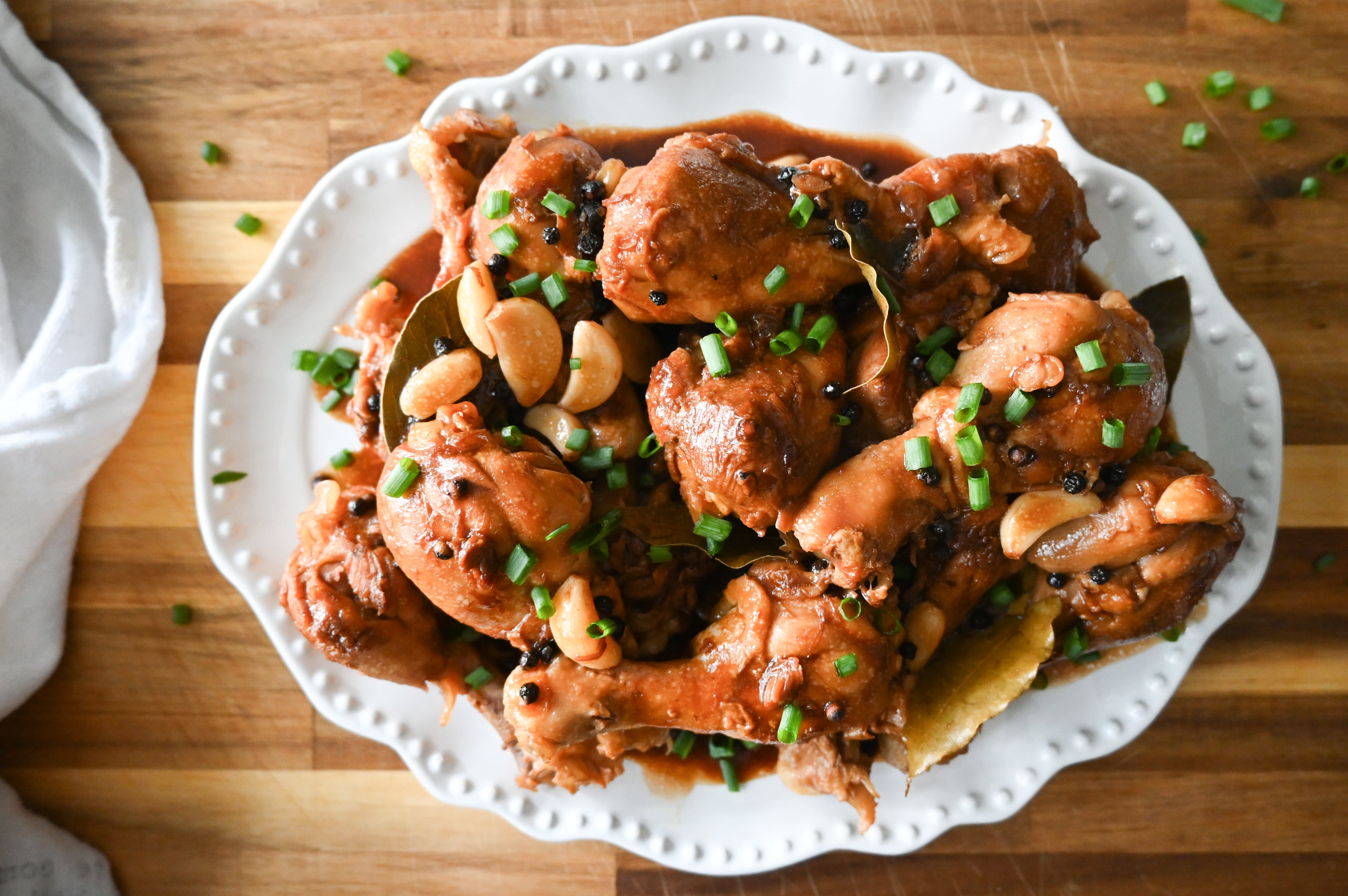 Make this quick version of chicken adobo