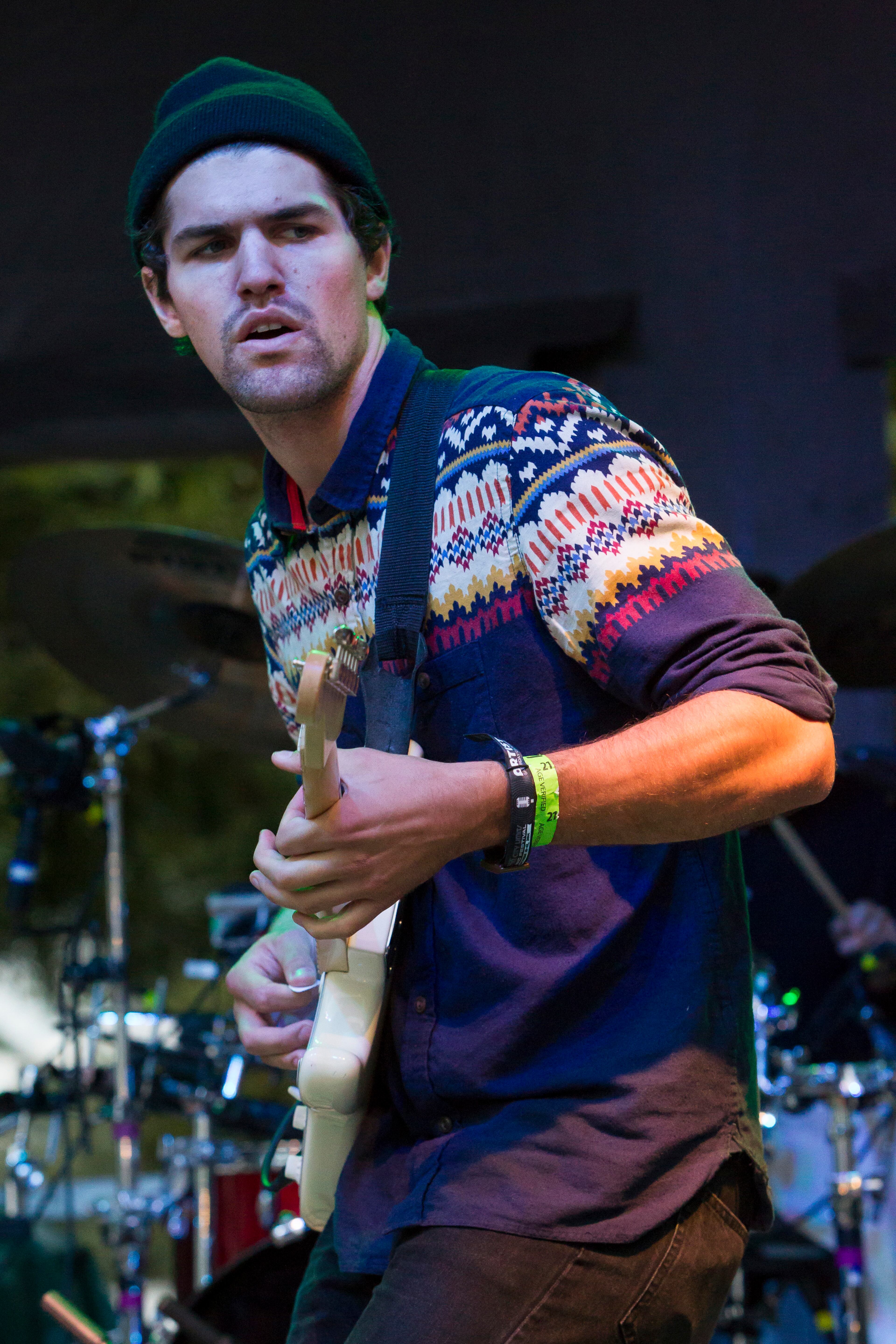 Tom Eddy, of Beat Connection, performs for fans at the BMI stage at the Austin City Limits fest. Saturday, Oct. 11, 2014. MIGUEL GUTIERREZ JR / AMERICAN STATESMAN