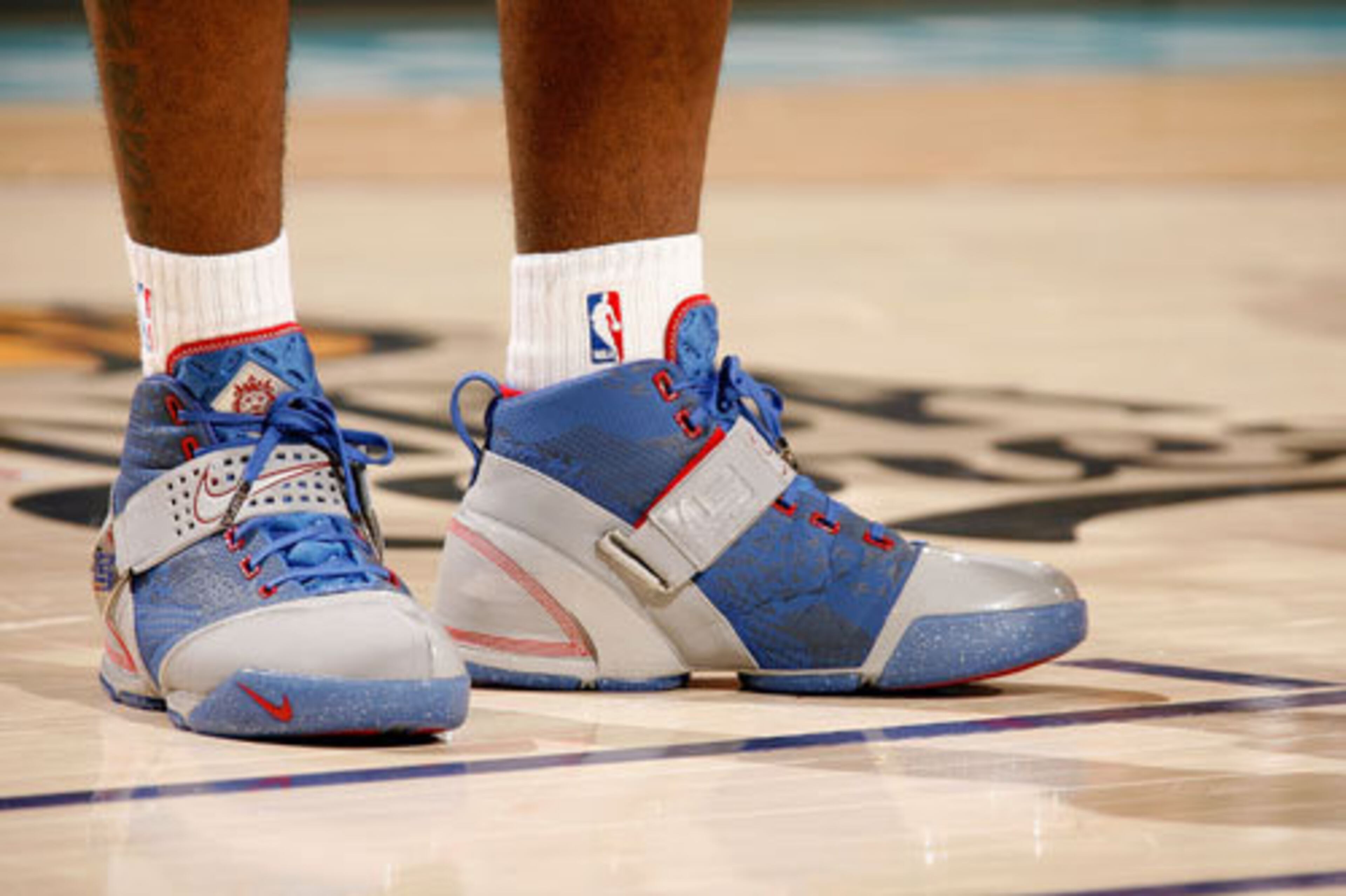 Nike sneakers worn by LeBron James during the 2008 NBA All-Star Game.