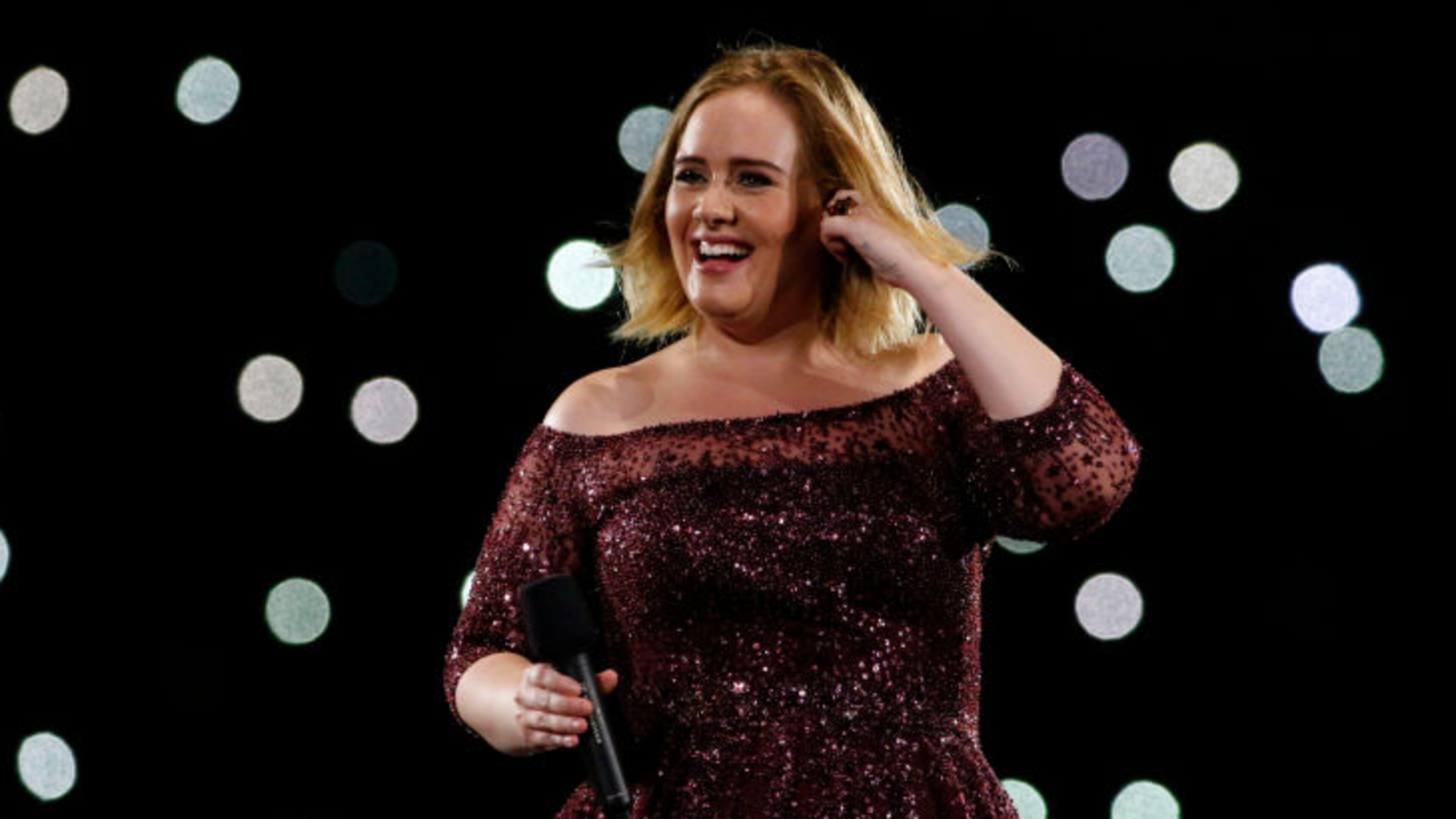 BRISBANE, AUSTRALIA - MARCH 04: Adele performs at The Gabba on March 4, 2017 in Brisbane, Australia. (Photo by Glenn Hunt/Getty Images)