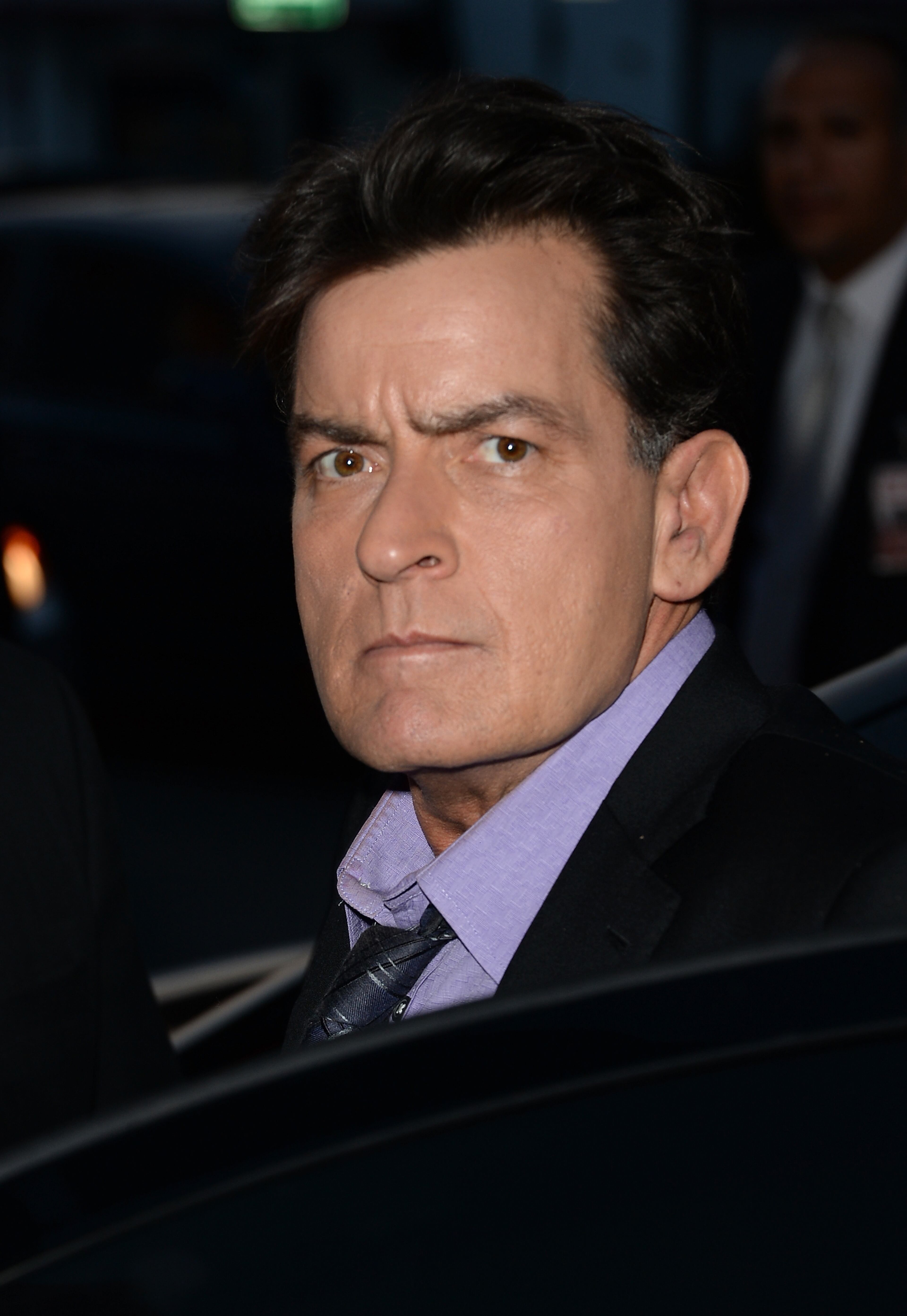 HOLLYWOOD, CA - APRIL 11: Actor Charlie Sheen arrives at the Dimension Films' 'Scary Movie 5' premiere at the ArcLight Cinemas Cinerama Dome on April 11, 2013 in Hollywood, California. (Photo by Jason Merritt/Getty Images)
