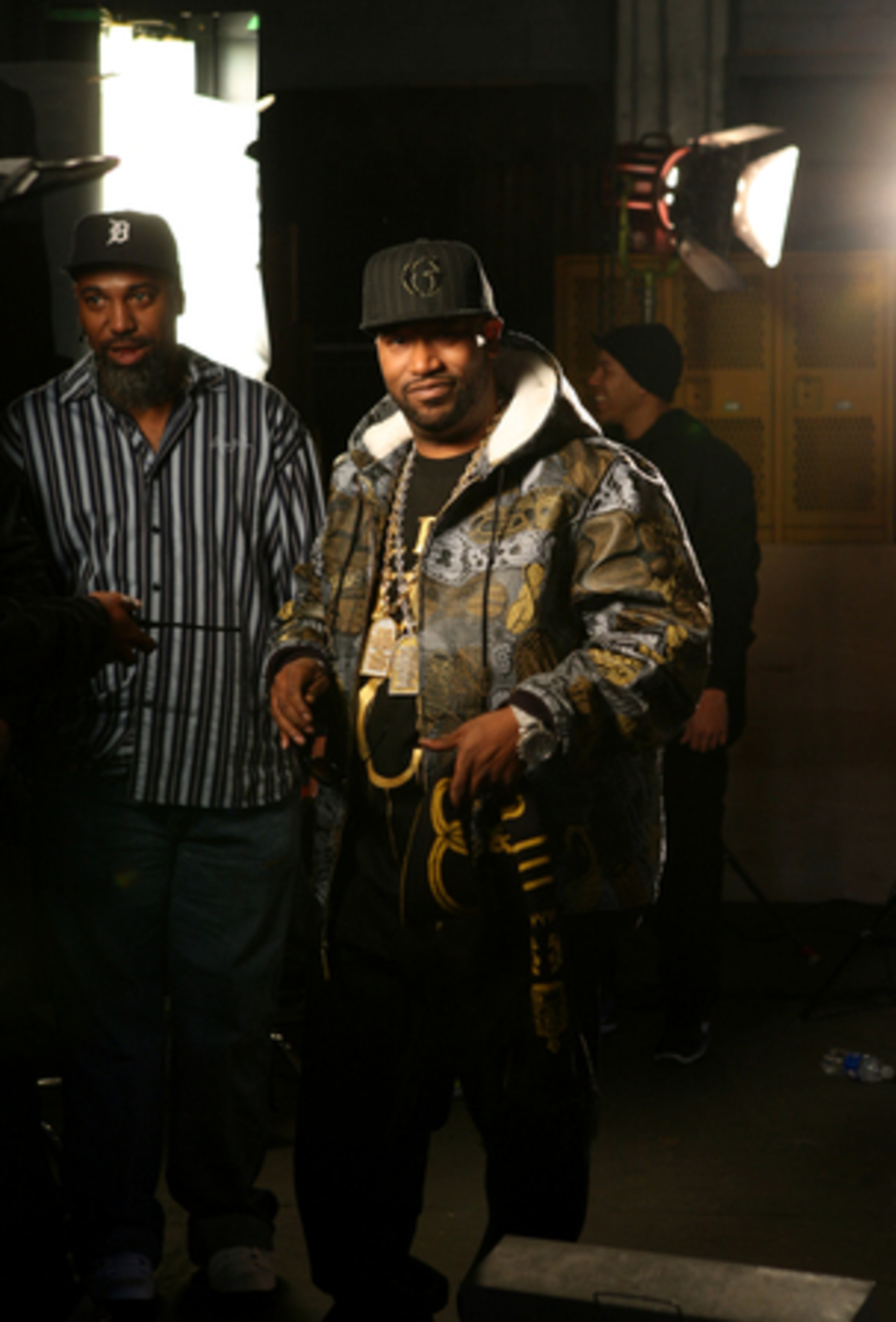 Being behind the scenes of most video shoots is cool. But to see "Bun B", with video director Mark Kelly (left), is cooler. Just last week he attended the funeral for his rap partner Chad "Pimp C" Butler, who was found dead in an L.A. hotel bed. No cause of death is known yet.
