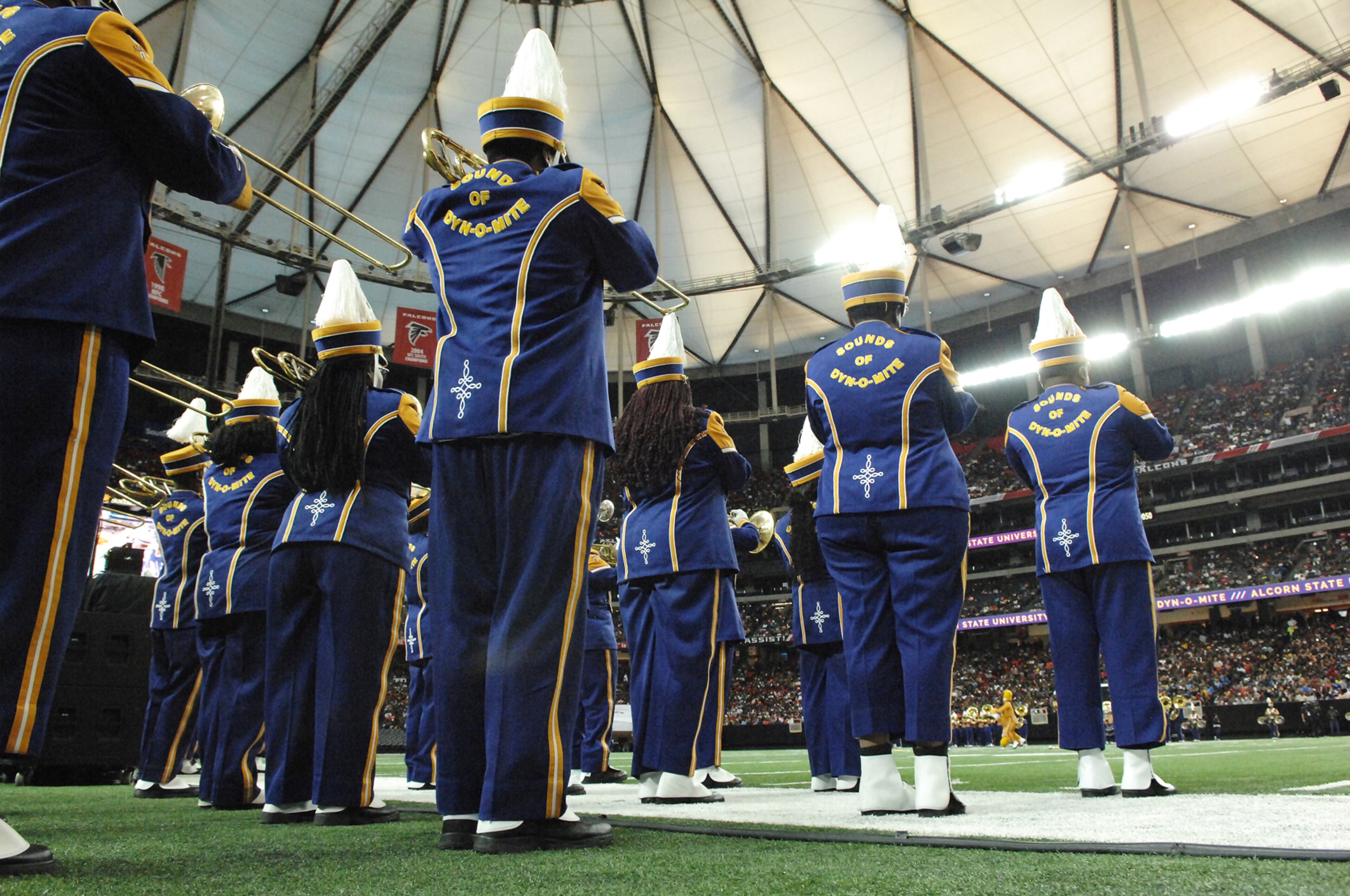 012817 The Alcorn State Marching Band performs. Battle of the Bands at the Georgia Dome in Atlanta.
W.A. Bridges Jr. special