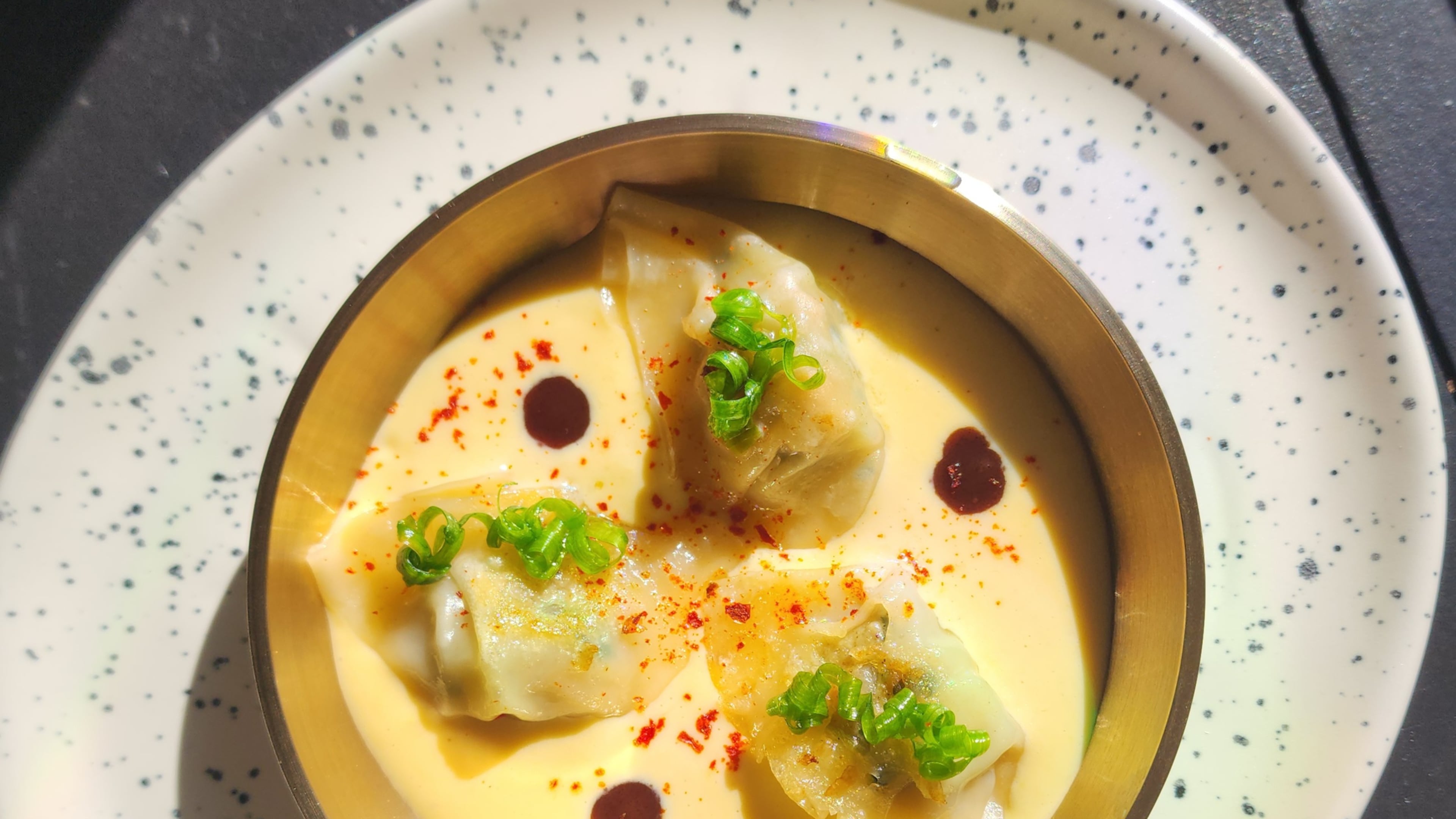 Smoking Tiger Club’s galbi-jjim mandu dumplings. (Courtesy of Smoking Tiger Club)