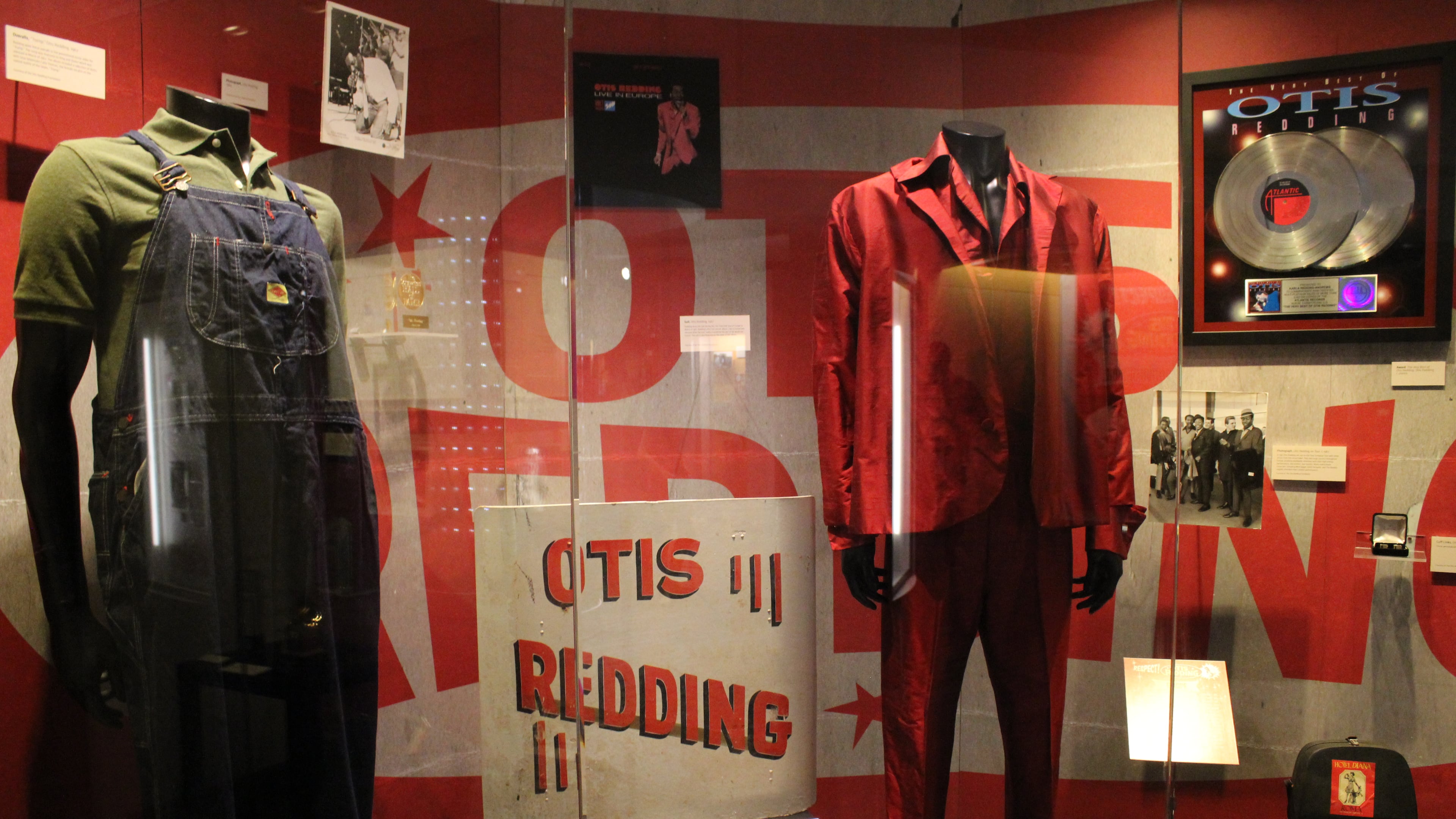 Some of Redding's famous outfits. Photo: Melissa Ruggieri/AJC
