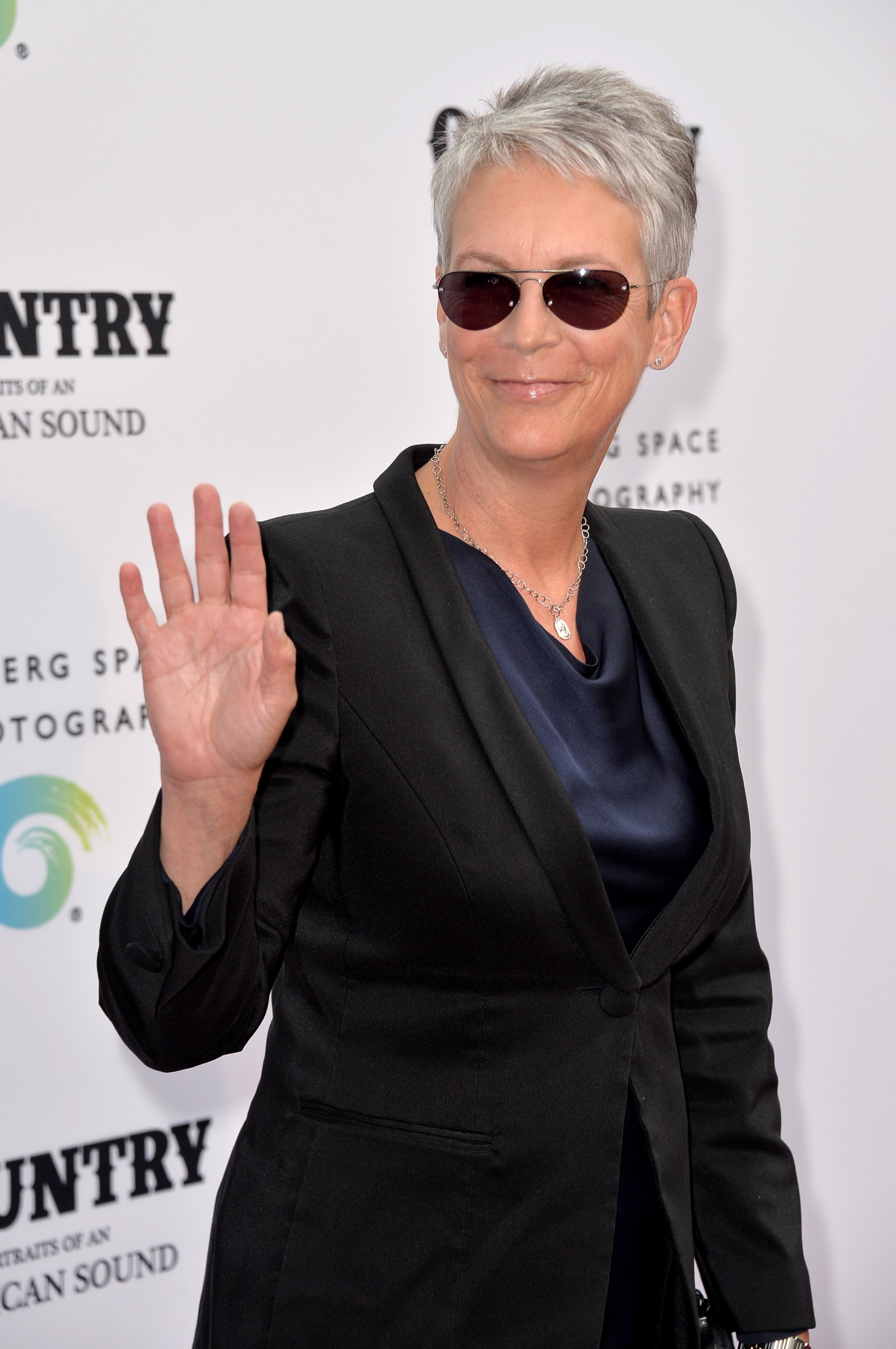 CENTURY CITY, CA - MAY 22: Actress Jamie Lee Curtis attends the Annenberg Space for Photography Opening Celebration for "Country, Portraits of an American Sound" at the Annenberg Space for Photography on May 22, 2014 in Century City, California. (Photo by Frazer Harrison/Getty Images)