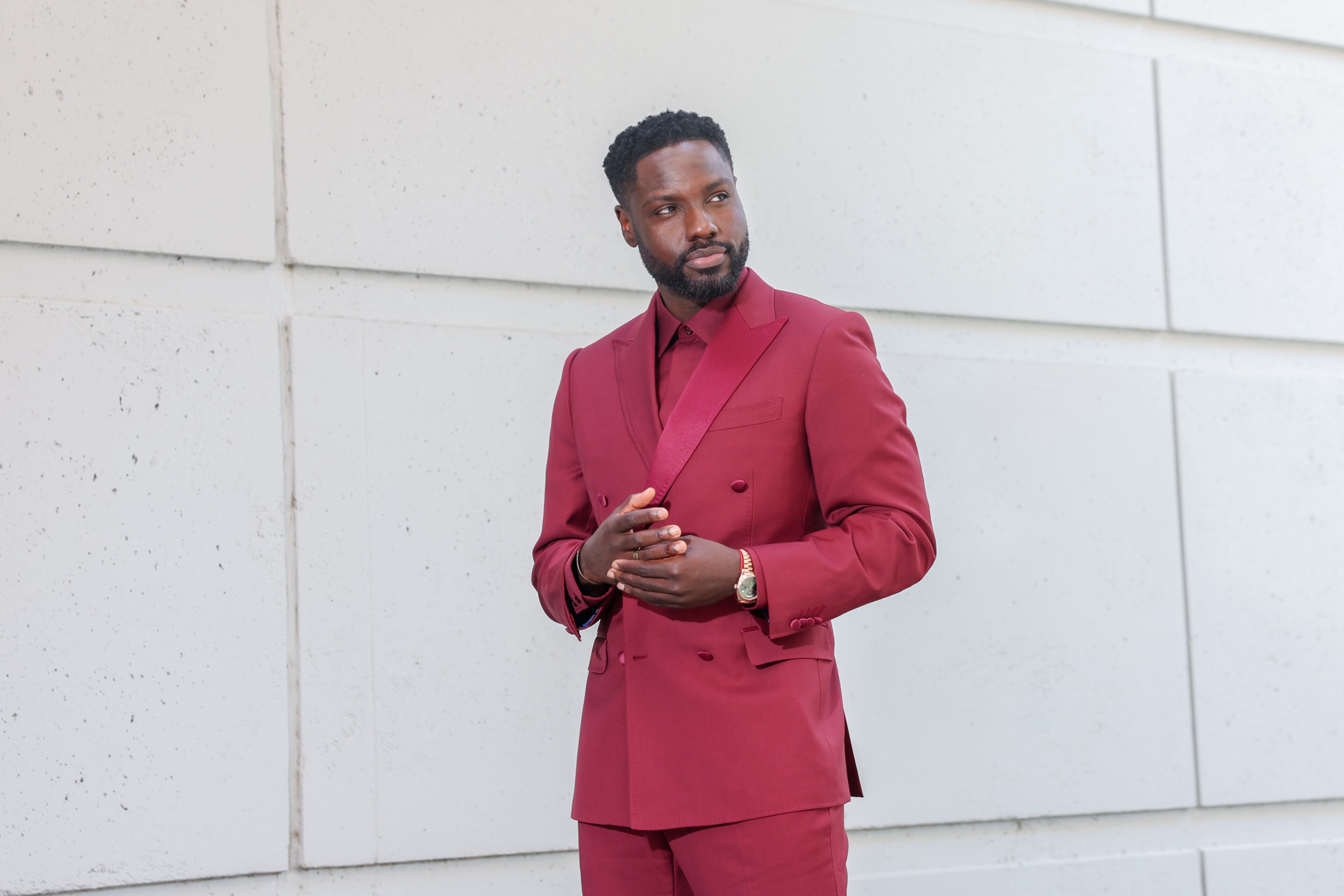 Atlanta actor Dayo Okeniyi poses for a portrait outside the Atlanta Journal-Constitution offices in Atlanta on Sept. 3, 2026. (Arvin Temkar/AJC)
