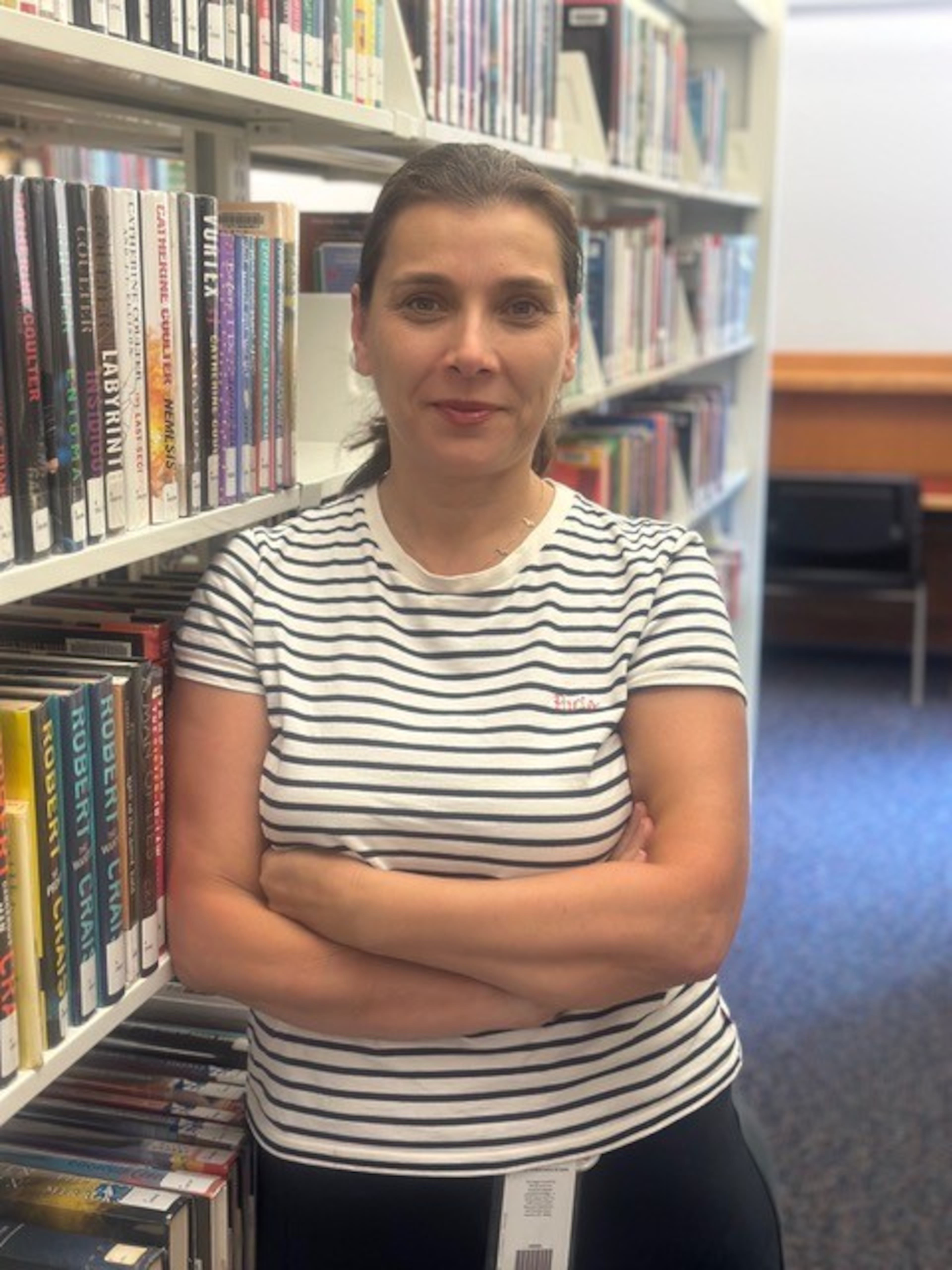 Gurbet Evsel is the adult services librarian at the Cobb County Public Library’s branch in Vinings. (Courtesy)