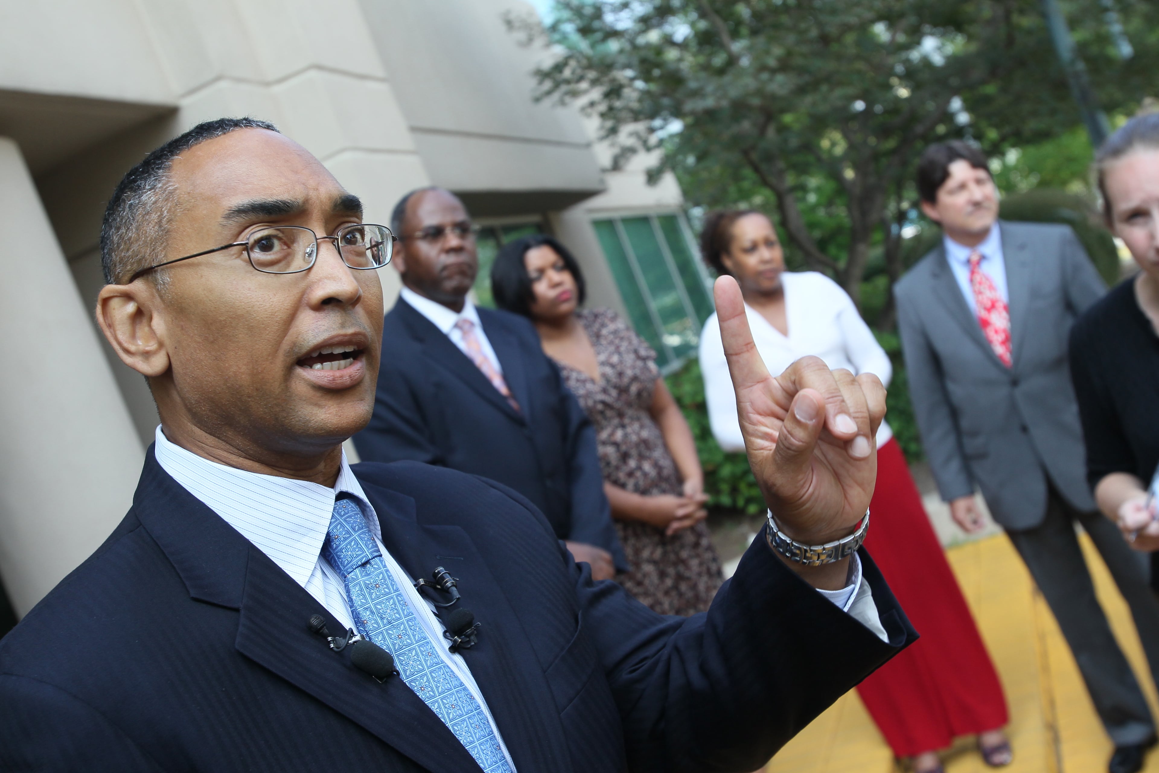 Suspended DeKalb CEO Burrell Ellis was convicted in July 2015 on charges of attempted extortion and bribery. He’s serving an 18-month sentence. -- Text by AJC staff reporters